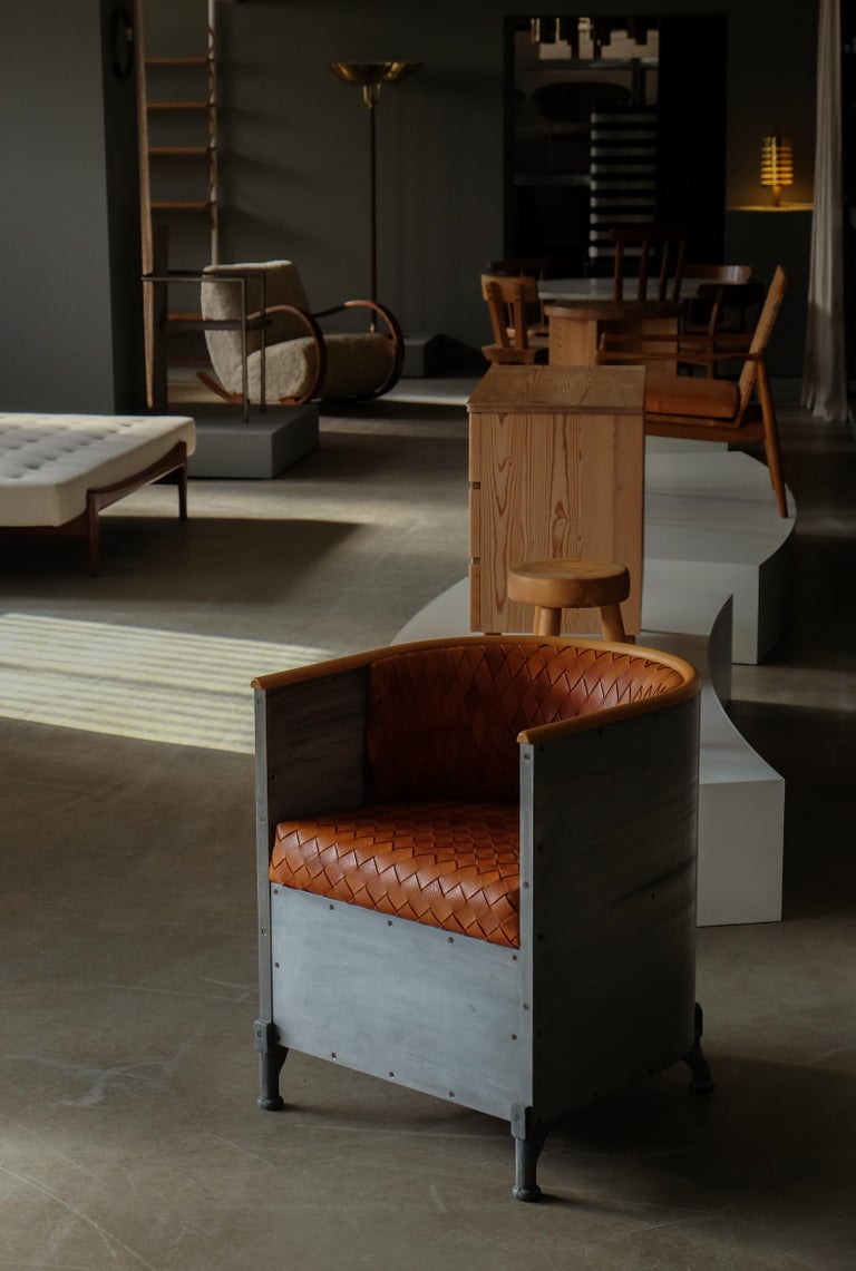 Mats Theselius 'Aluminium Chair' Edition 163/200 by Källemo, 1990s For ...
