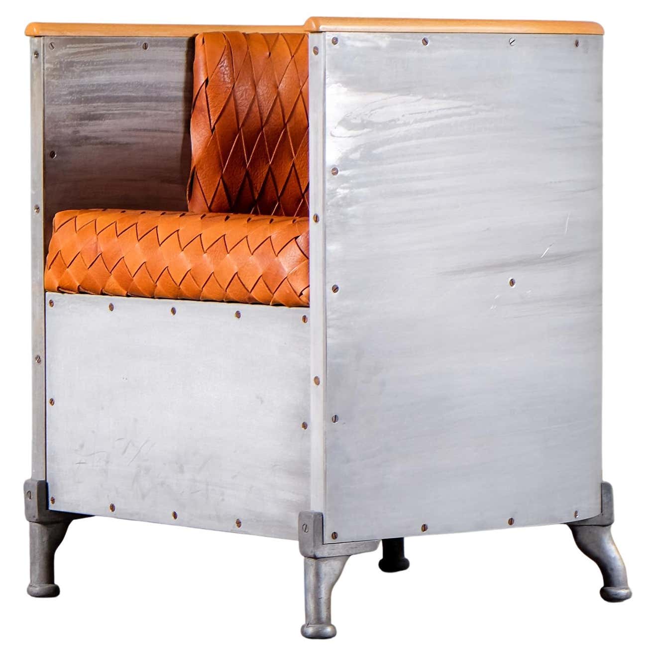 Mats Theselius 'Aluminium Chair' Edition 163/200 by Källemo, 1990s For ...