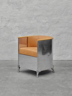 Mats Theselius Aluminium Lounge Chair by Källemo, Sweden, 1990s