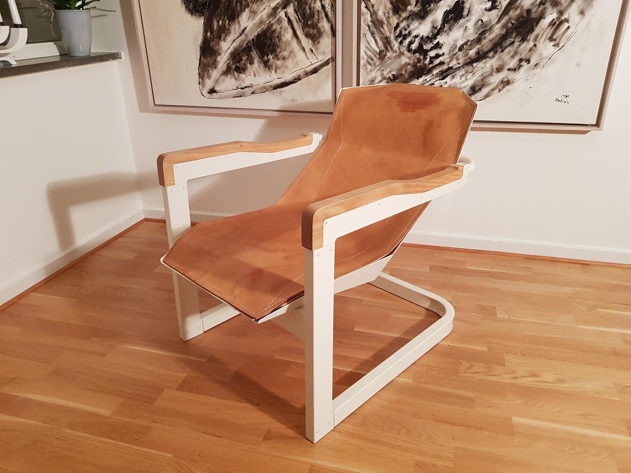 Scandinavian Modern Mats Theselius Atlantic Hellride Easy Chair 1 of 3 Produced by Källemo Sweden For Sale