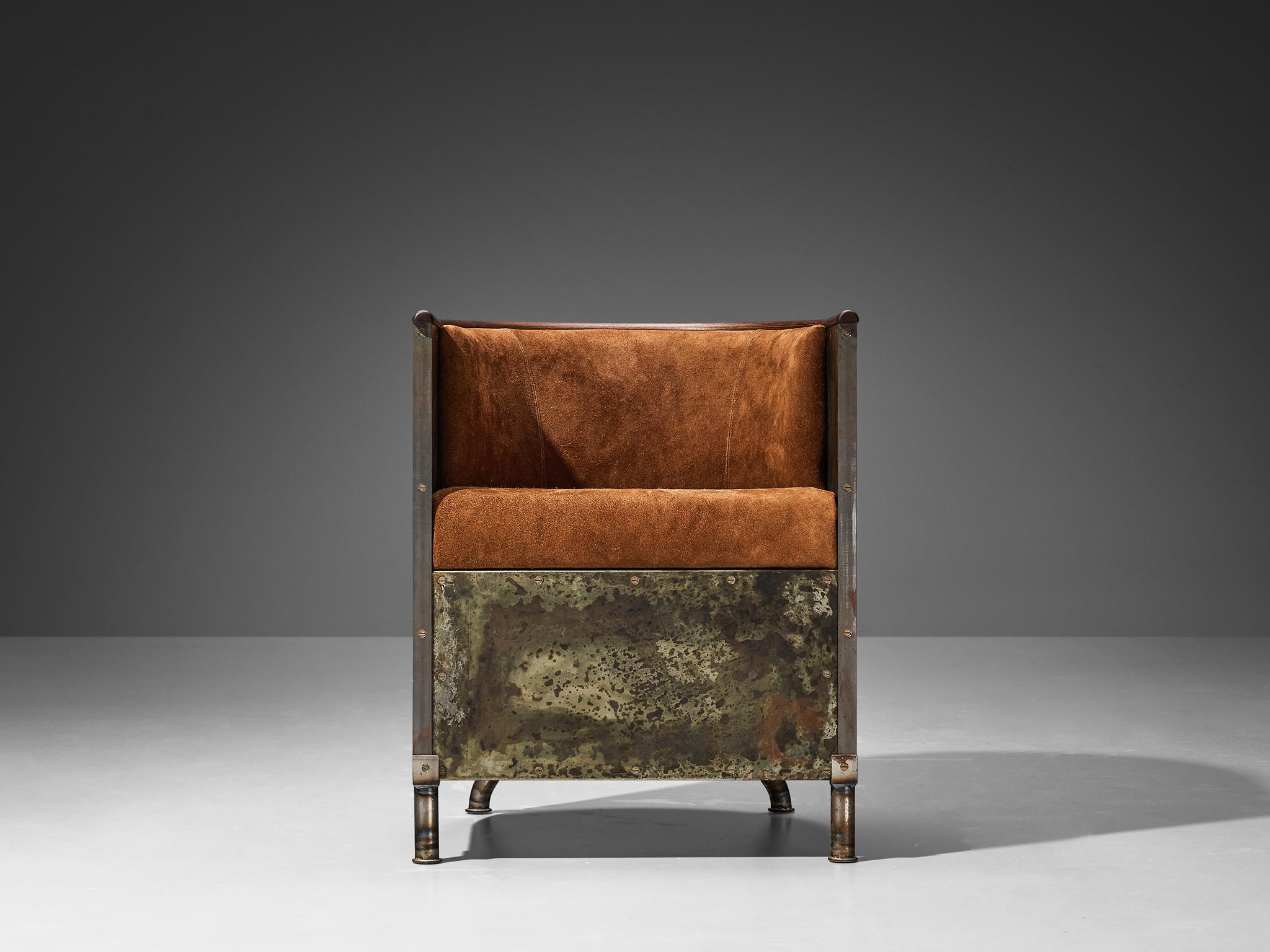 Mats Theselius for Källemo AB Limited Edition 'Järn Mocca' Lounge Chair  3