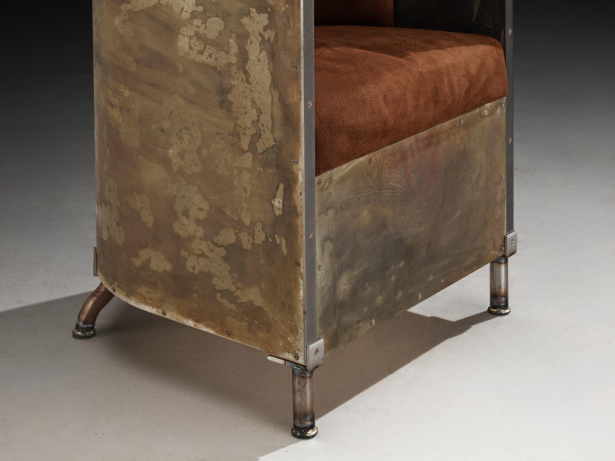 Mats Theselius für Källemo AB Sessel 'Järn Mocca' in limitierter Auflage (Schwedisch) im Angebot