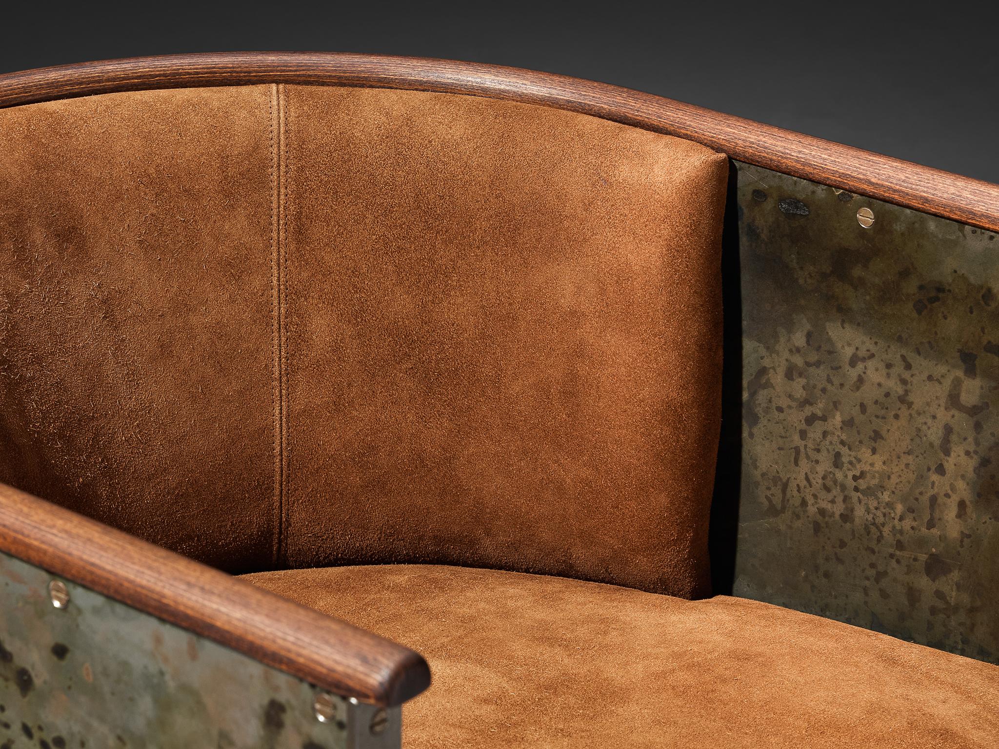 Mats Theselius for Källemo AB Limited Edition 'Järn Mocca' Lounge Chair In Good Condition In Waalwijk, NL
