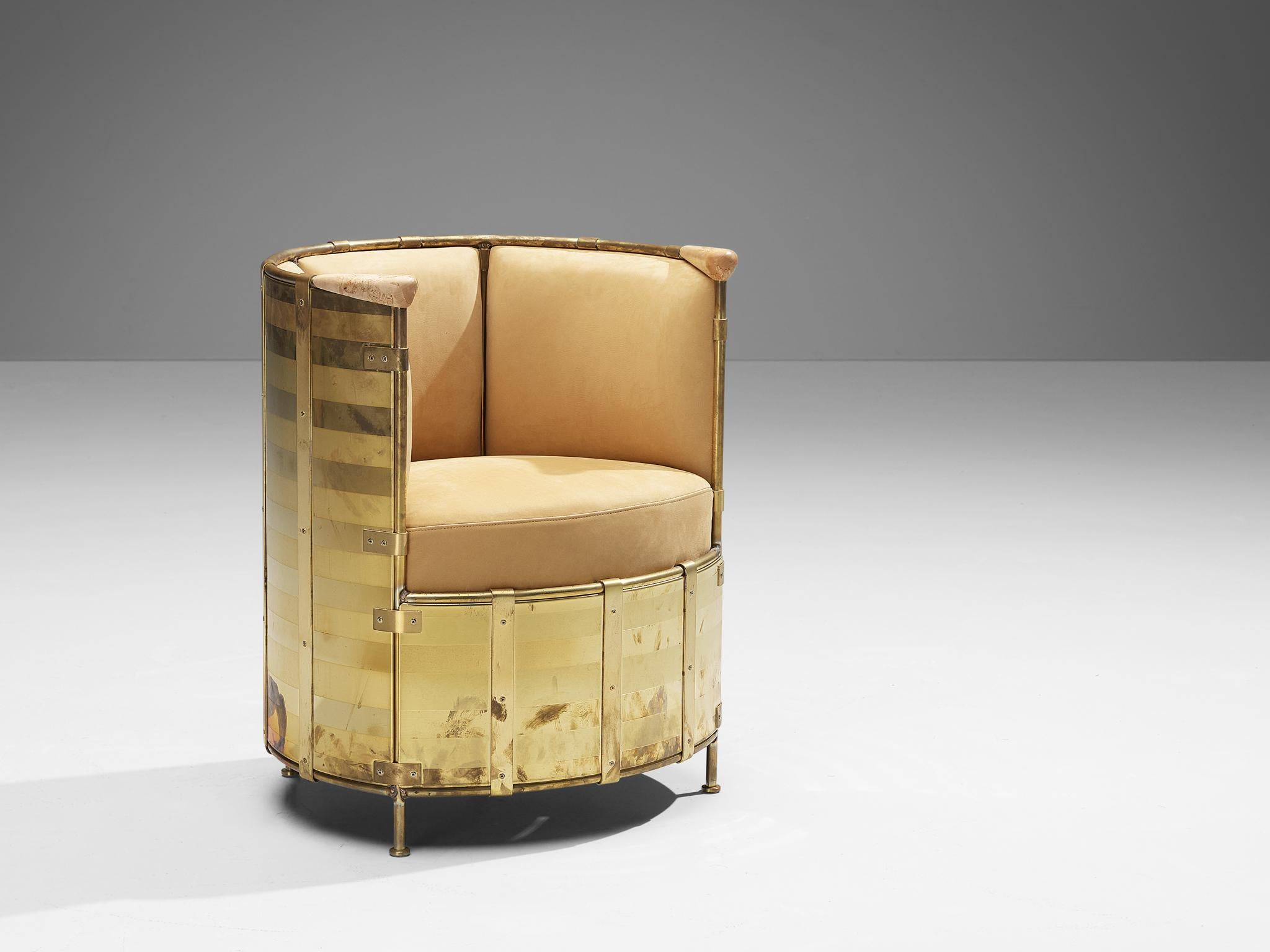 XXIe siècle et contemporain Mats Theselius for Källemo AB Limited Edition Lounge Chair 'El Dorado' (Chaise longue en édition limitée)  en vente
