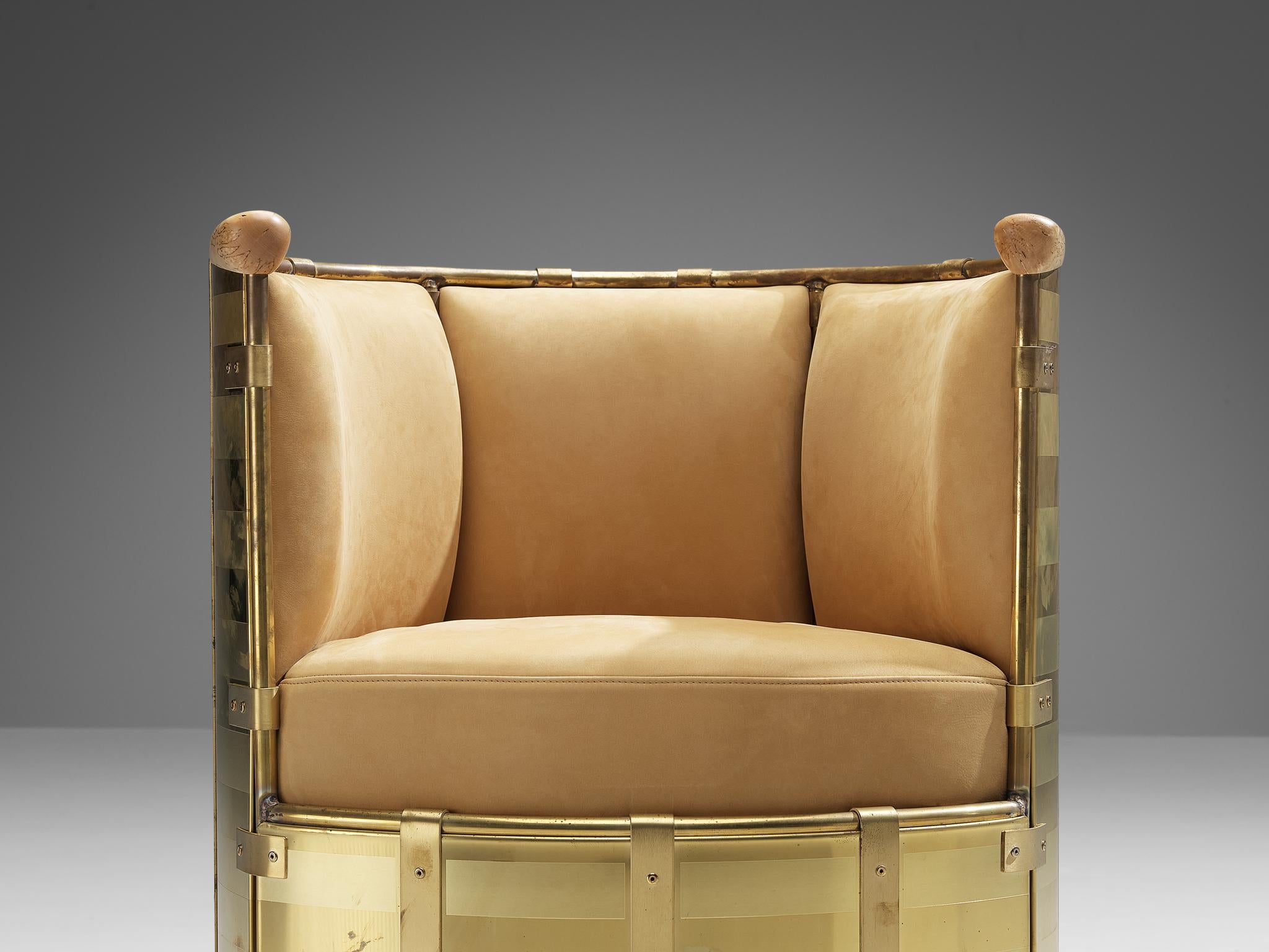 Mats Theselius for Källemo AB Limited Edition Lounge Chair 'El Dorado'  For Sale 1
