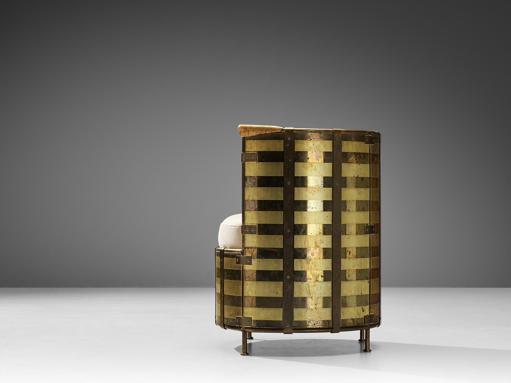 Mats Theselius for Källemo Ab Limited Edition Lounge Chair 'El Dorado' For Sale 1
