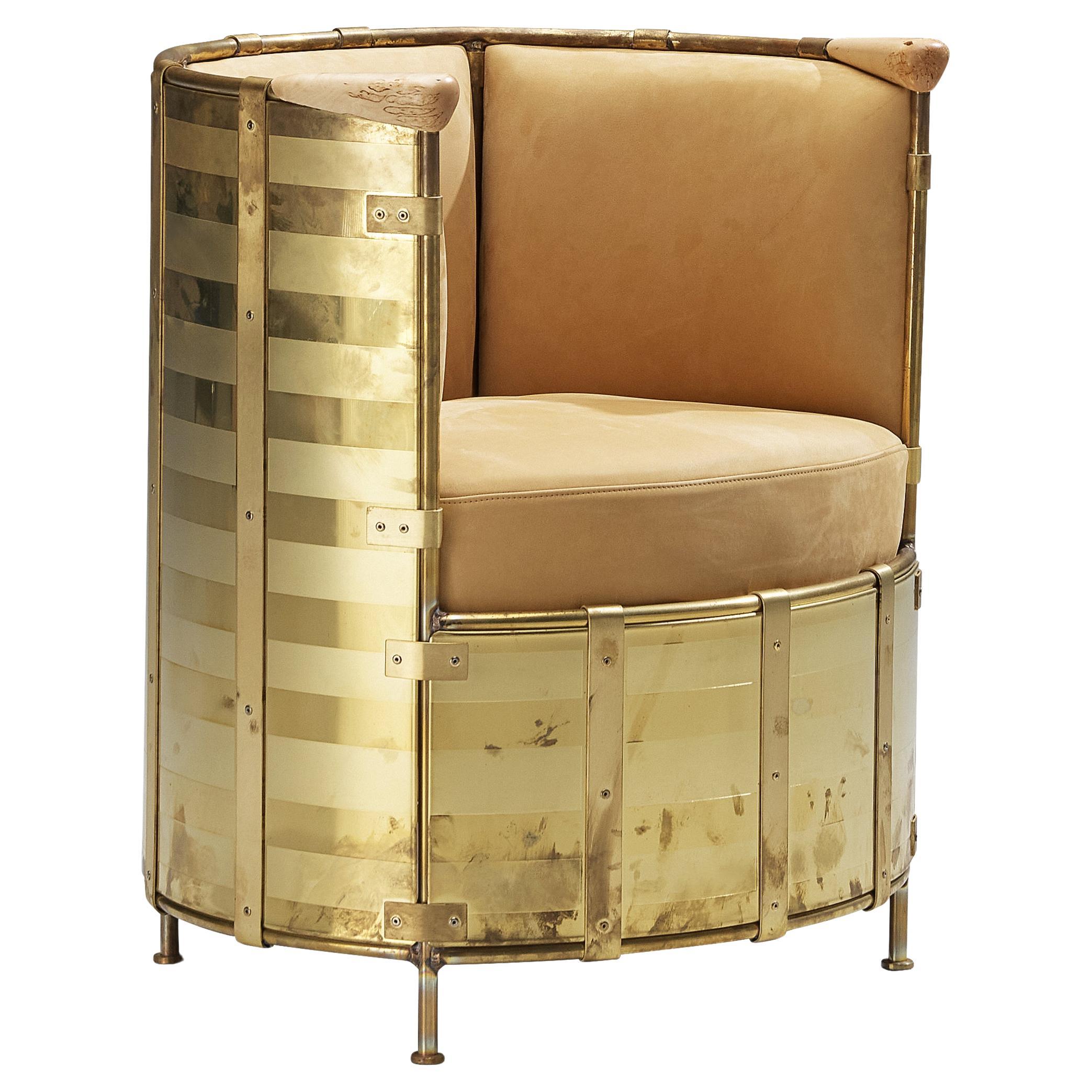 Mats Theselius for Källemo AB Limited Edition Lounge Chair 'El Dorado' (Chaise longue en édition limitée)  en vente