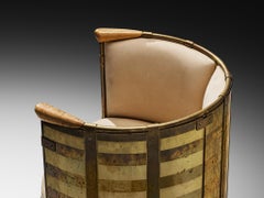 Mats Theselius for Källemo Ab Limited Edition Lounge Chair 'El Dorado' in Brass