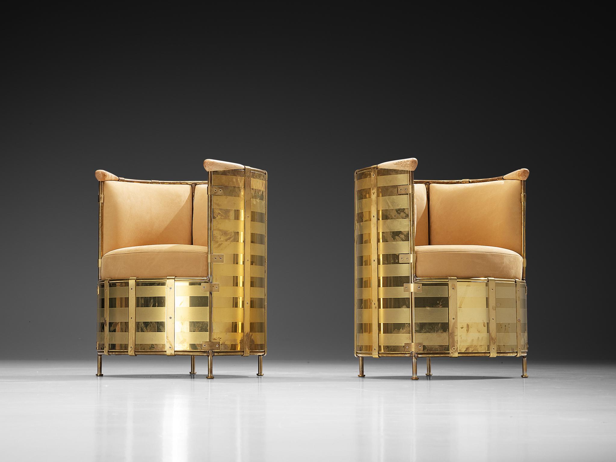 Mats Theselius pour Källemo AB, paire de chaises longues 