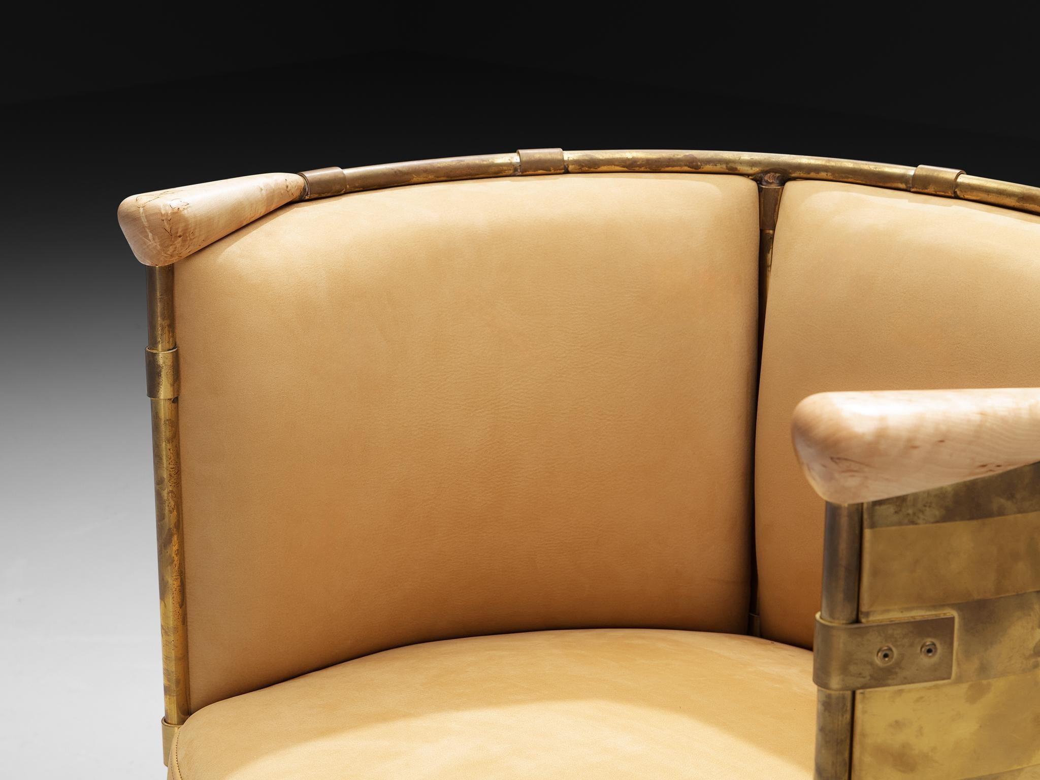 Mats Theselius for Källemo AB Limited Edition Pair of Lounge Chairs 'El Dorado' (Paire de chaises longues 'El Dorado') Bon état - En vente à Waalwijk, NL
