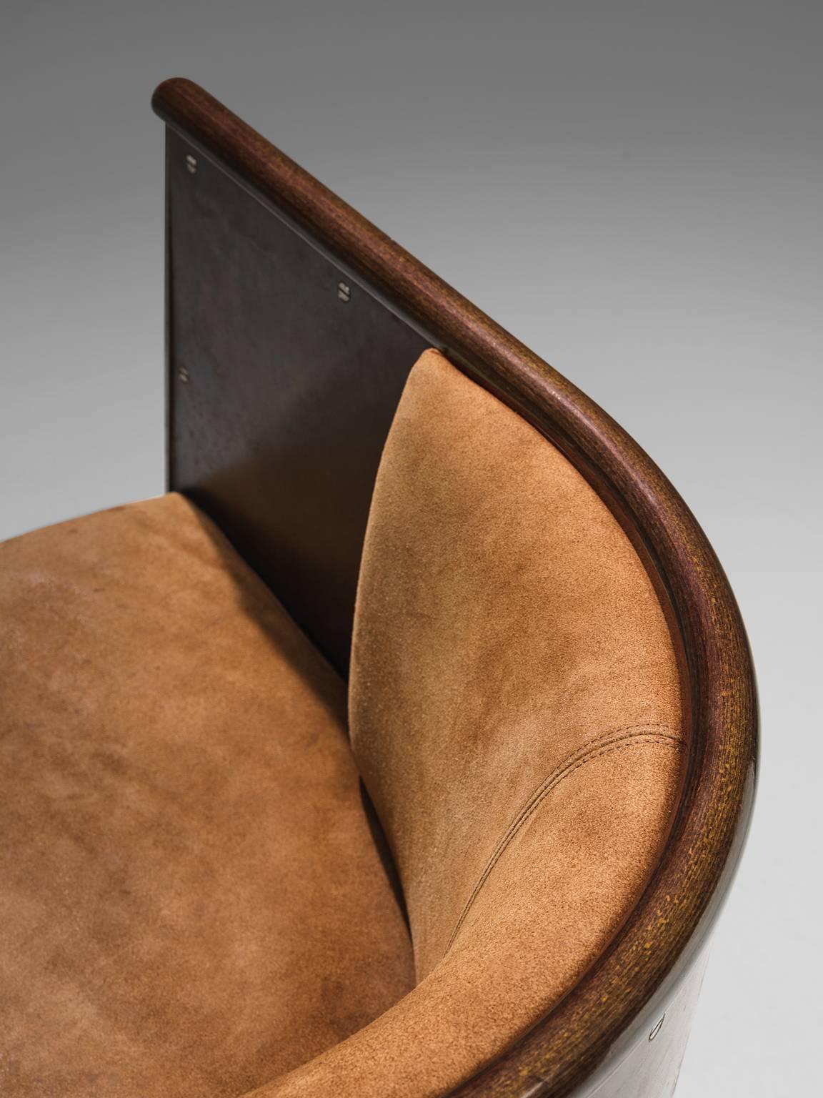 Mats Theselius for Källemo 'Järn/Mocca' Easy Chair Edition 4/18 In Good Condition In Waalwijk, NL