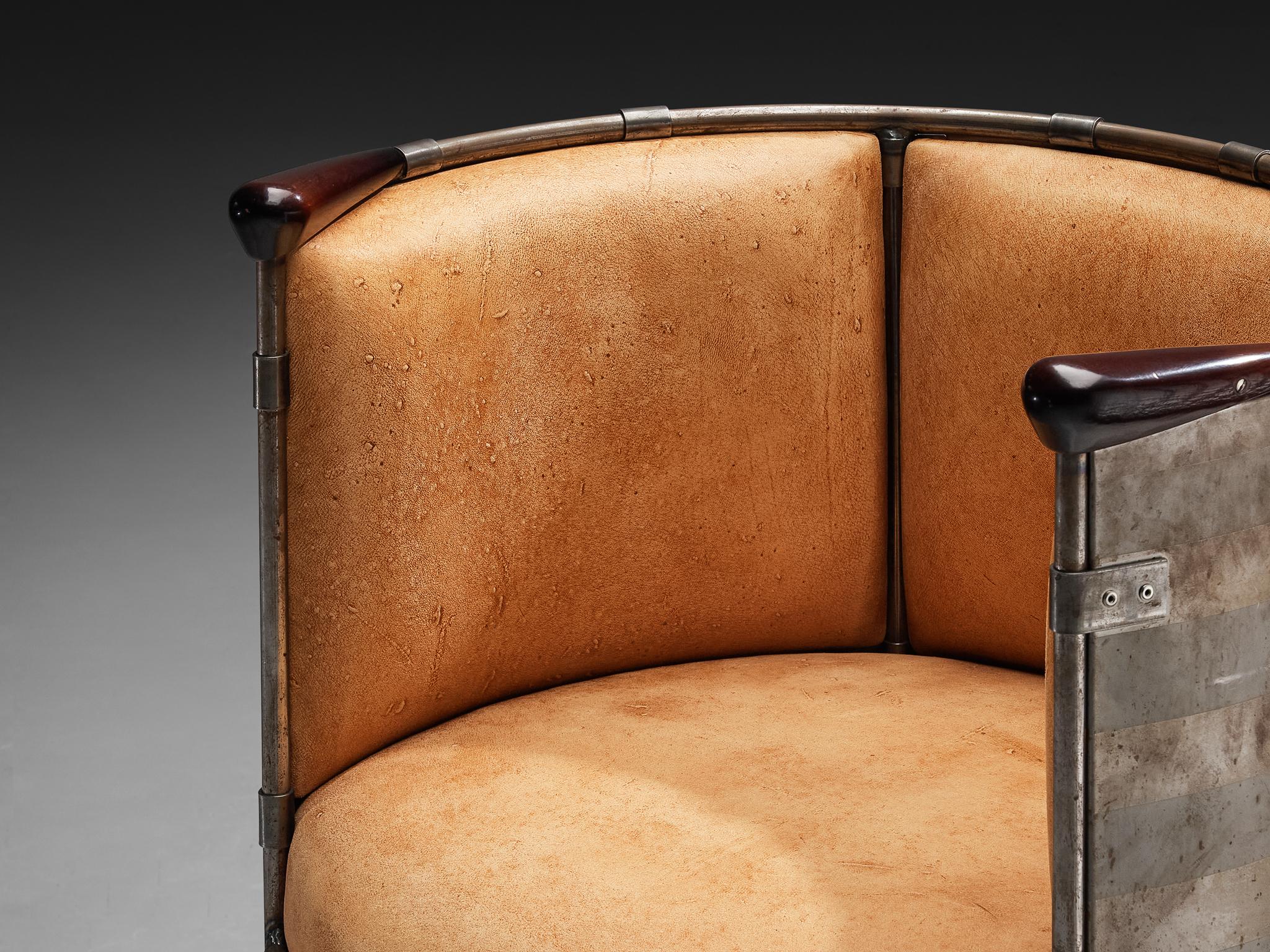 Mats Theselius for Källemo Limited Edition Lounge Chair Älgskinnsfåtölj' (Chaise longue en édition limitée) en vente 4