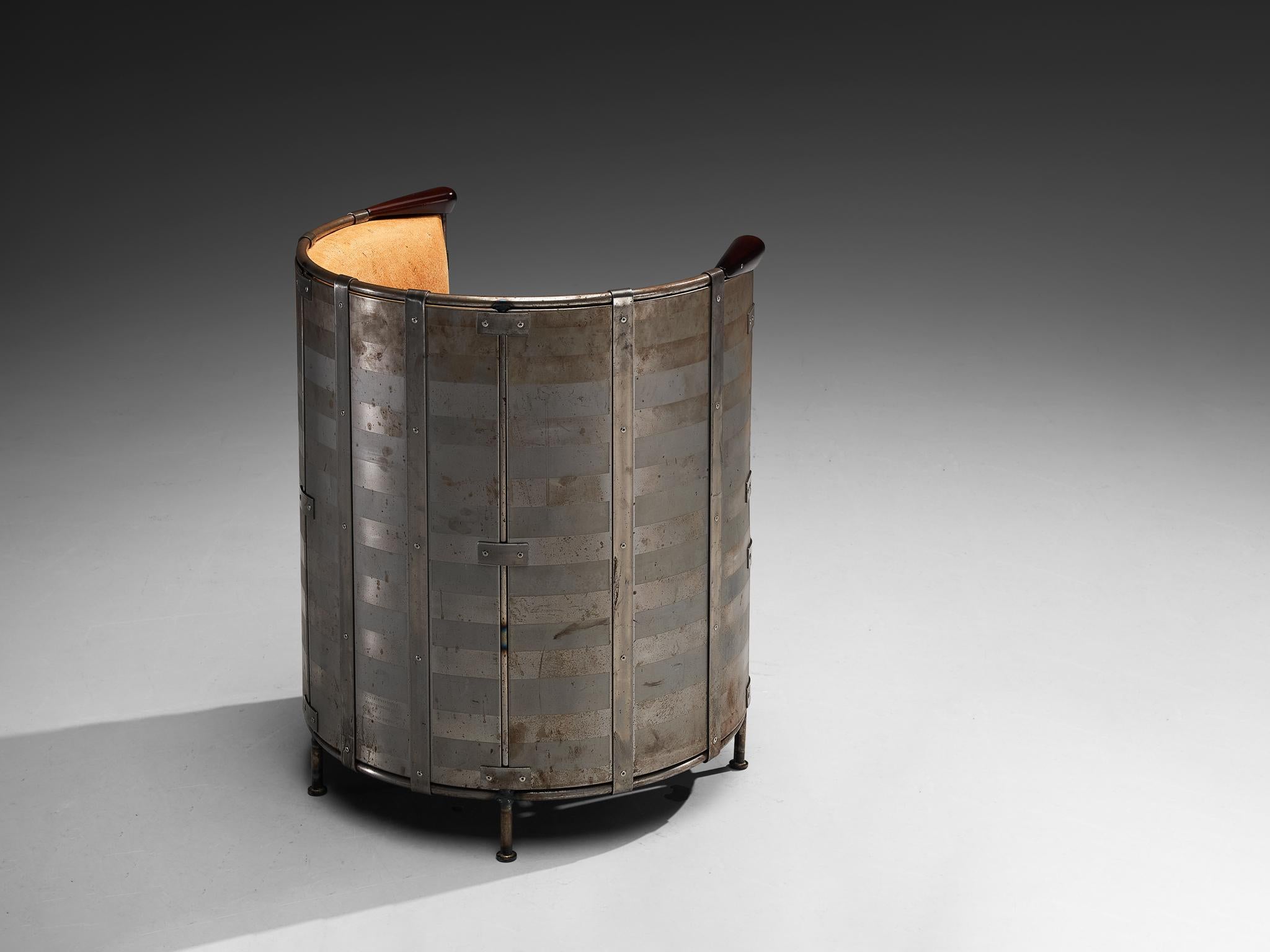 Mats Theselius for Källemo Limited Edition Lounge Chair Älgskinnsfåtölj' (Chaise longue en édition limitée) en vente 2