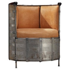 Mats Theselius for Källemo Limited Edition Lounge Chair Älgskinnsfåtölj' (Chaise longue en édition limitée) 