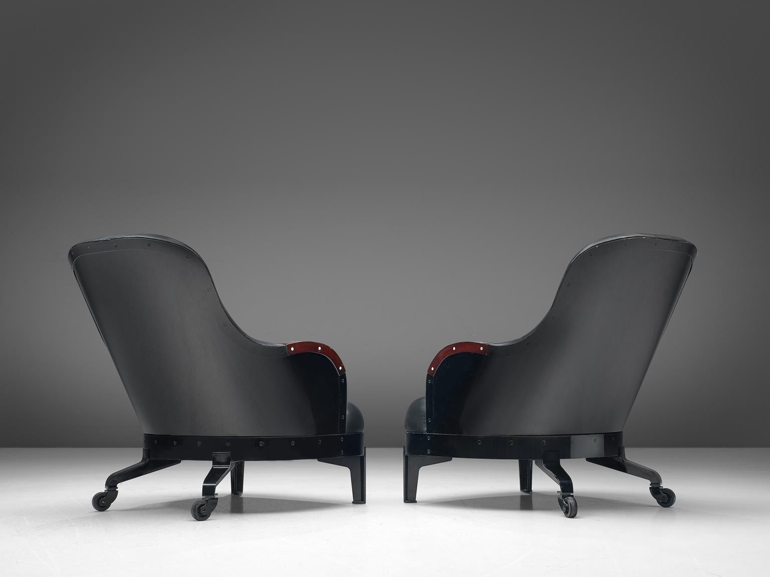 Mid-Century Modern Mats Theselius for Källerno the Ritz Lounge Chairs 39/90 and 90/90