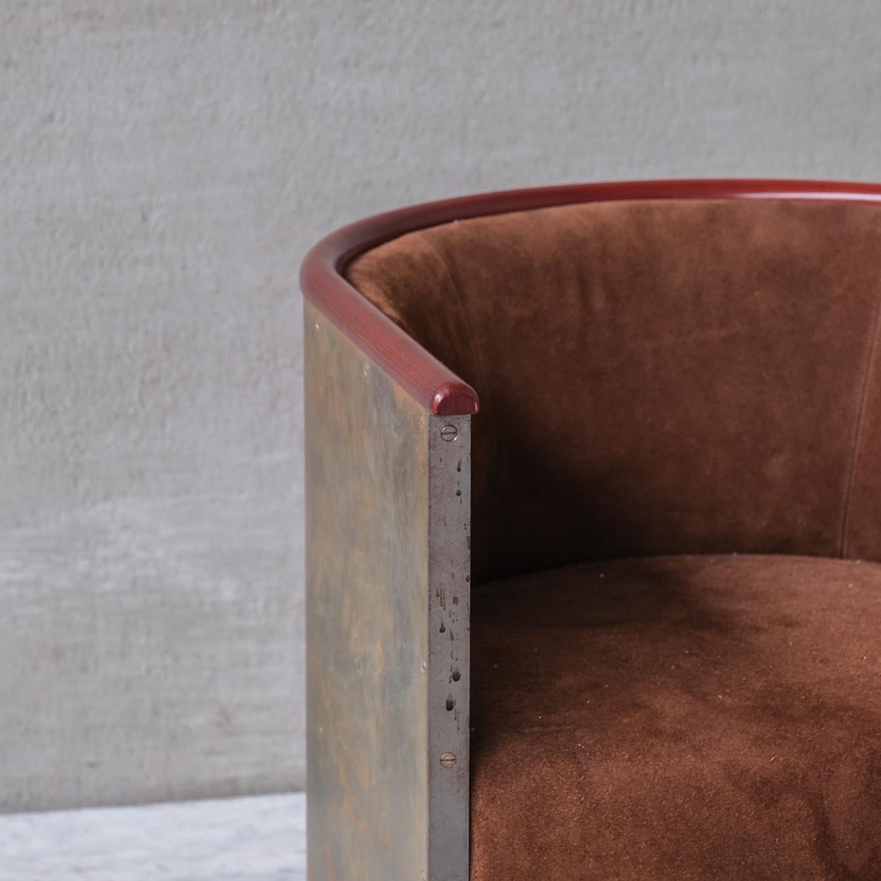 Mats Theselius Jarn, Mocca Armchair for Kallemo For Sale 1