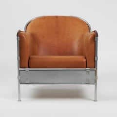 MATS THESELIUS. Källemo, easy chair, model 'REX', limited edition 197/200, metal