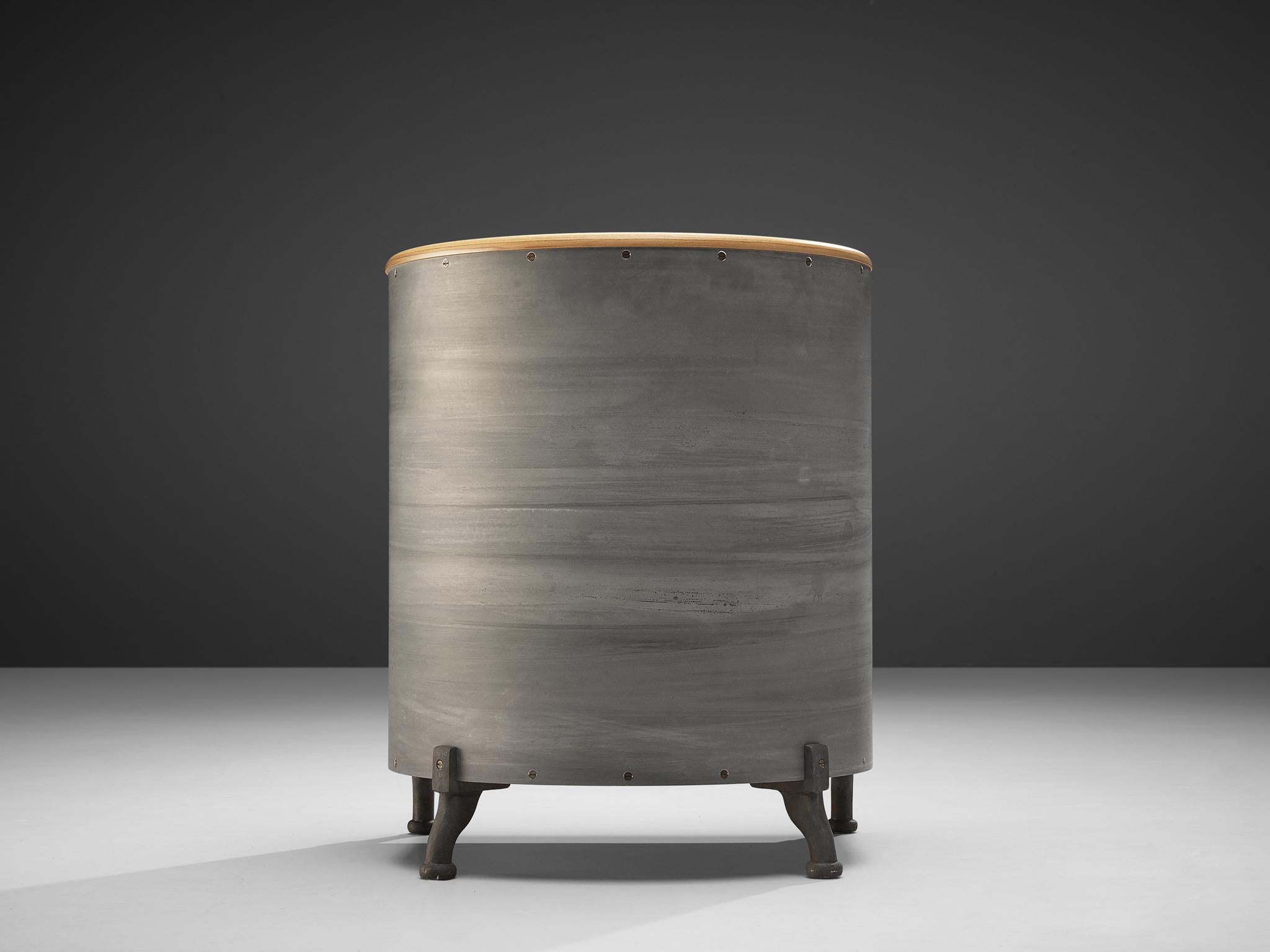 Mats Theselius: Loungesessel in limitierter Auflage aus geflochtener Birkenholzbark  (Aluminium) im Angebot