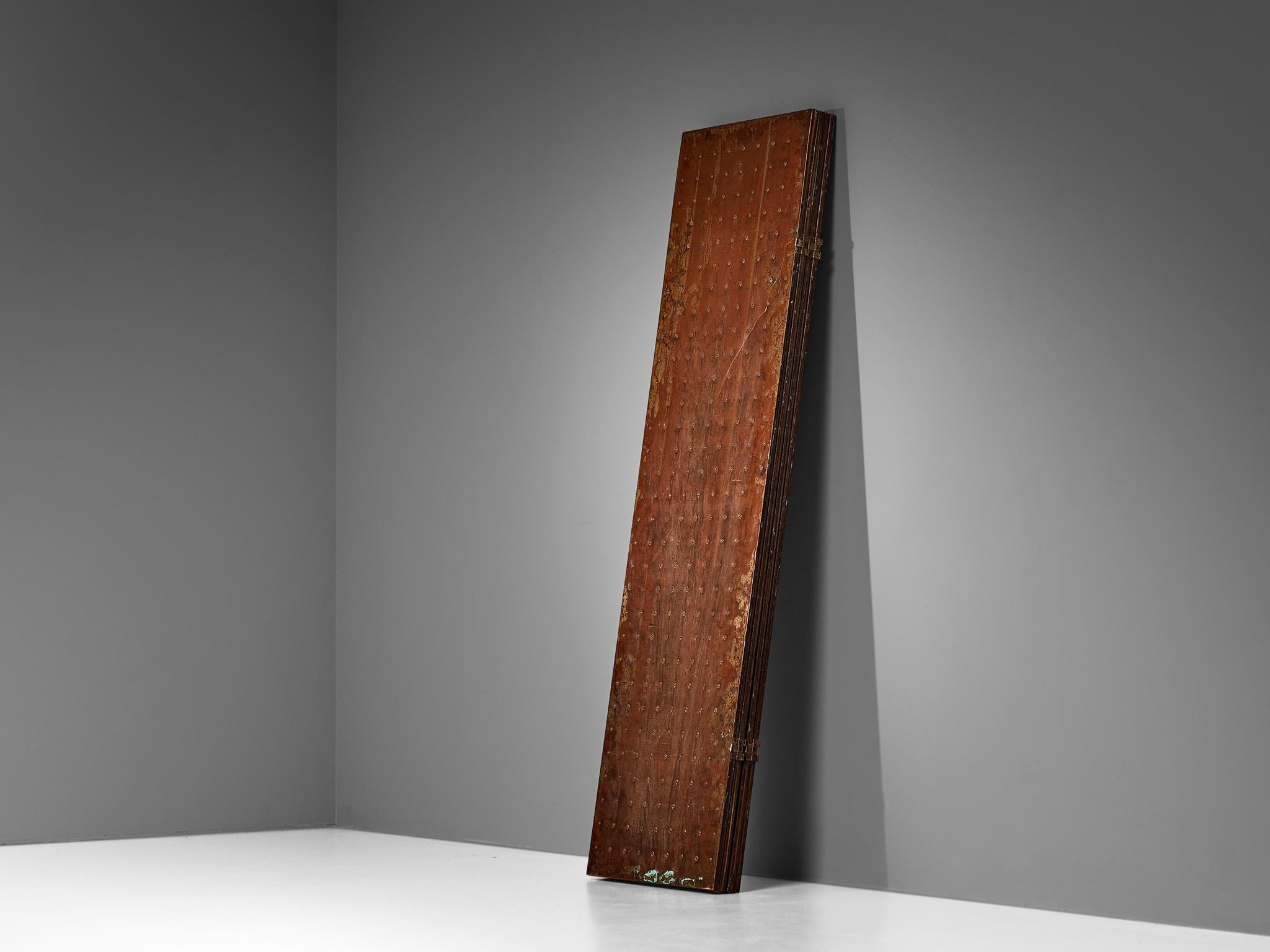 Mats Theselius Limited Edition 'Rörligt Objekt' Folding Screen in Copper  For Sale 7