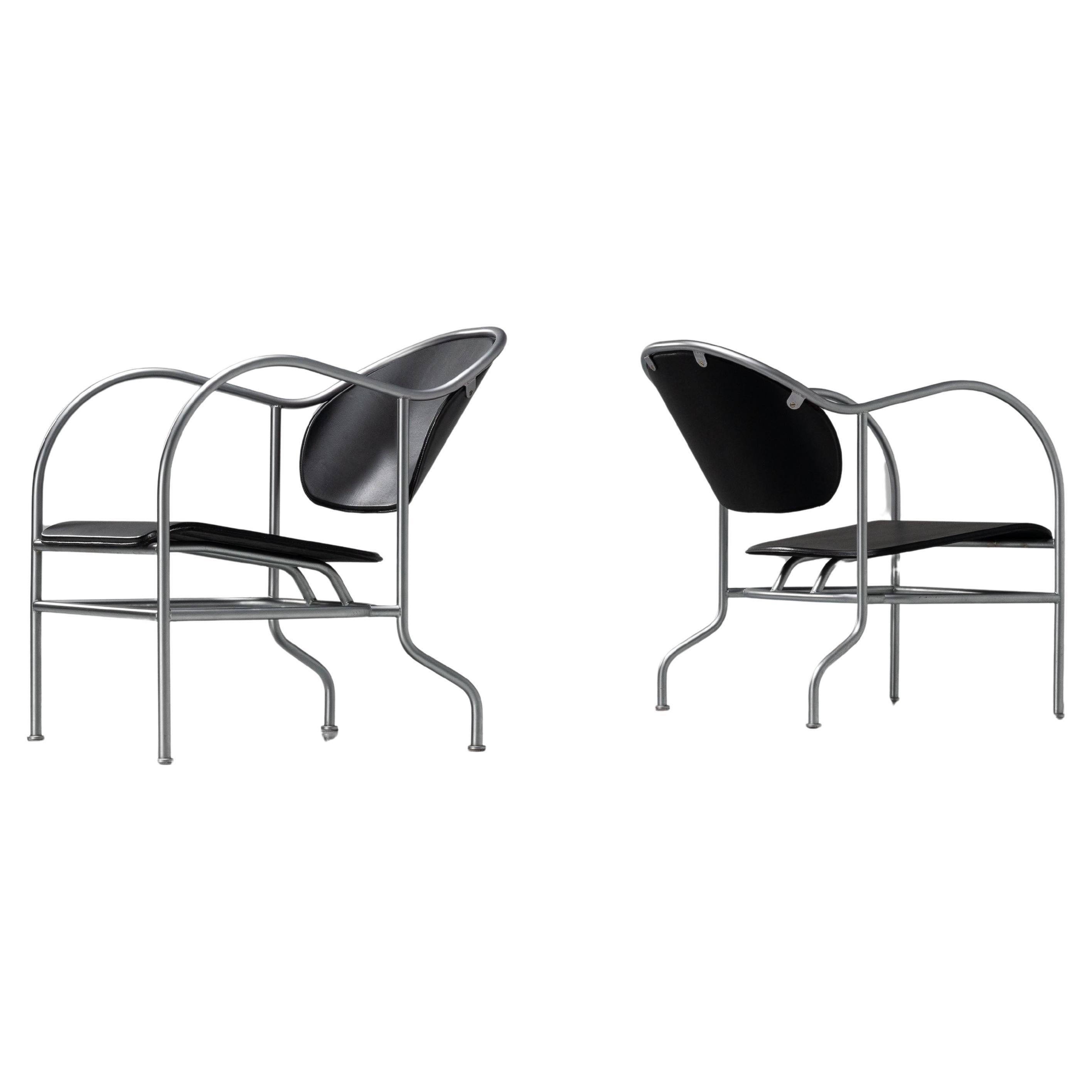 Mats Theselius Sven fauteuils de salon Suède 1998 en vente