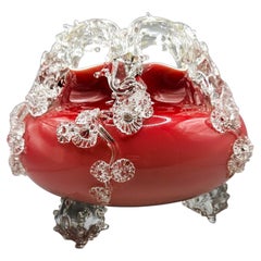 Matsu-No-Kee Glass Bowl by Stevens & Williams, Stourbridge, England, c. 1885