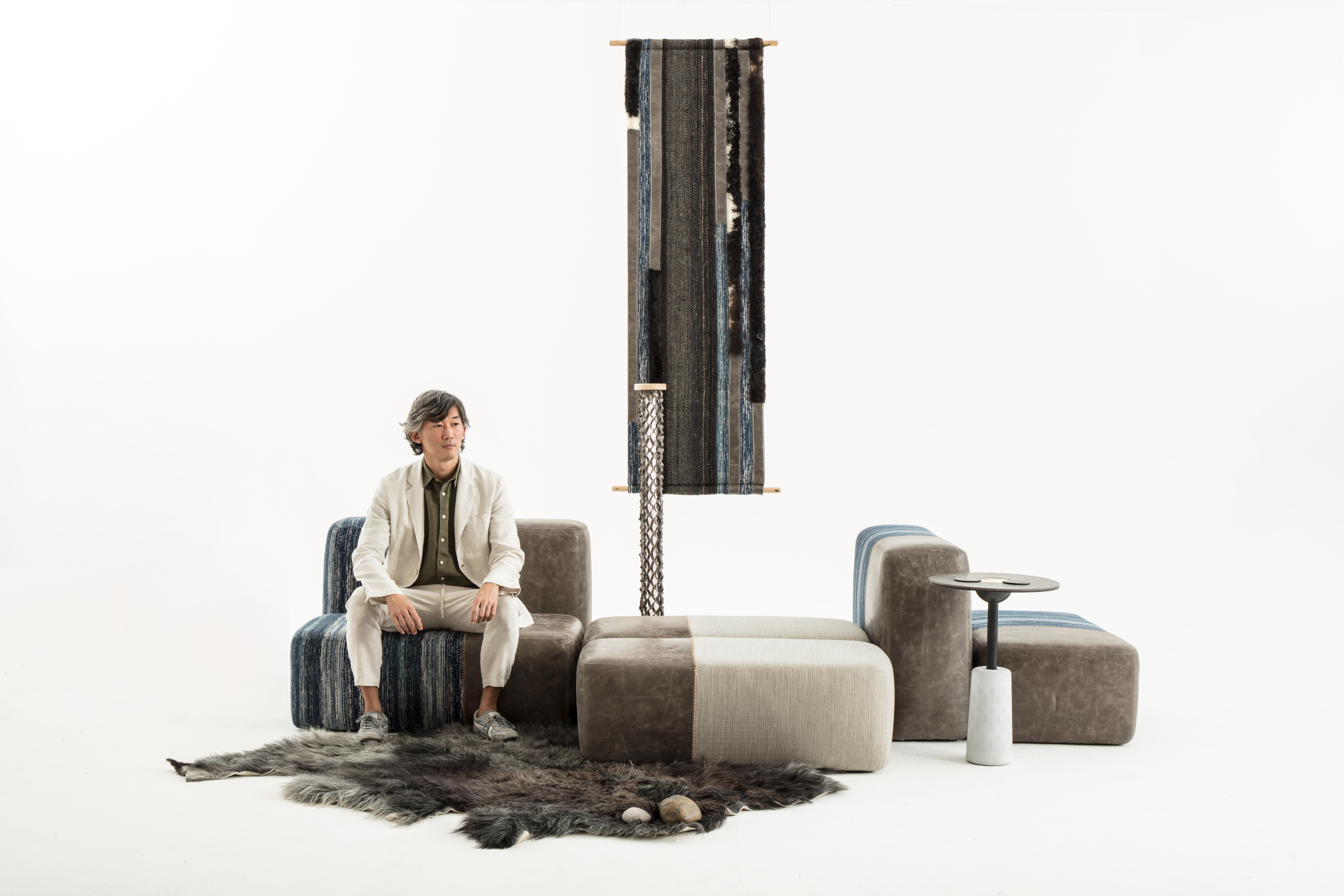 XXI secolo e contemporaneo Matsu Nomadic Collection di Joeri Reynaert - Nomad Langchan Cubes SET Yak in vendita