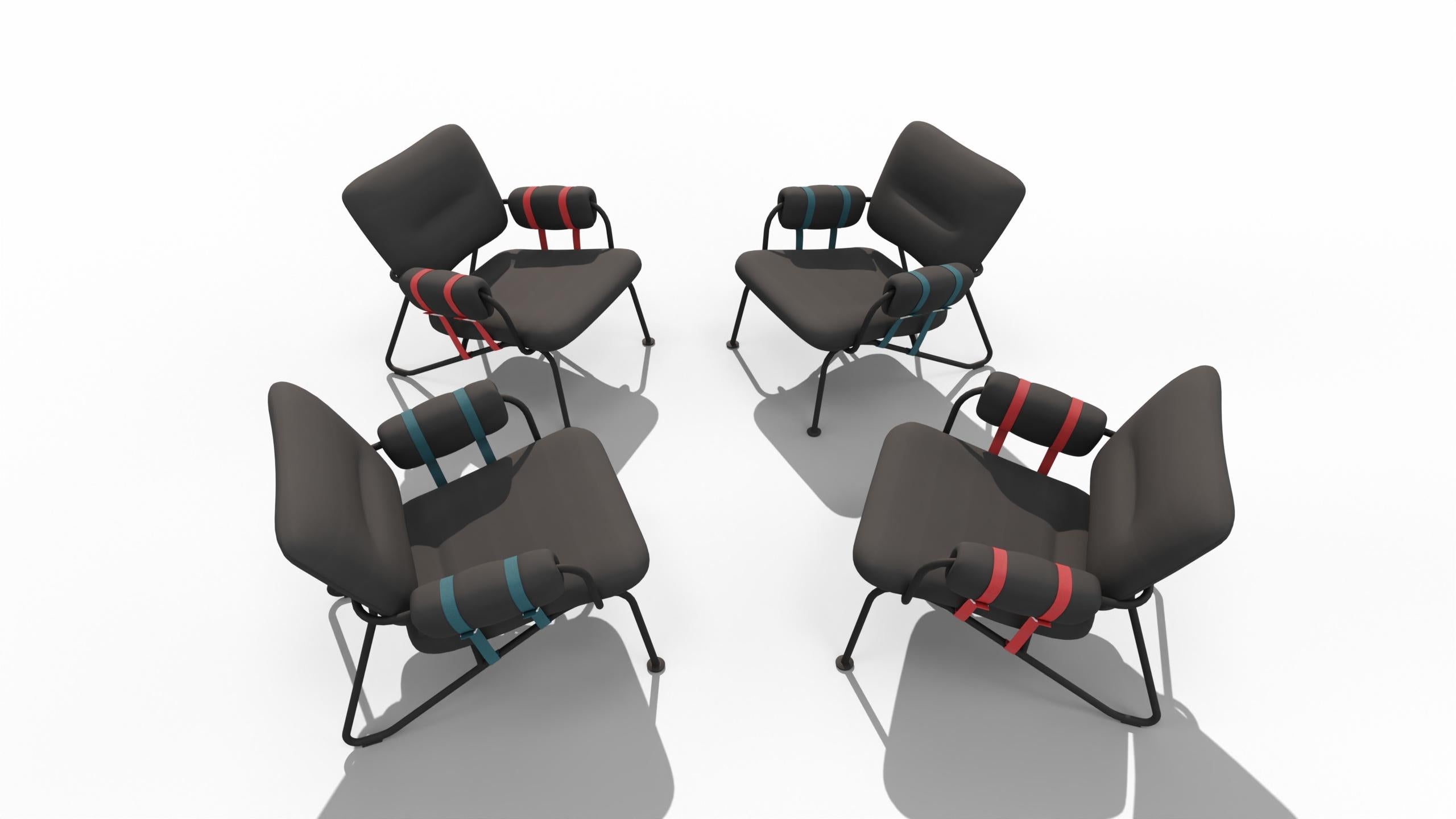 Fait main Collection Matsu Nomadic de Joeri Reynaert - Chaise longue Nomad Link (Customize) en vente