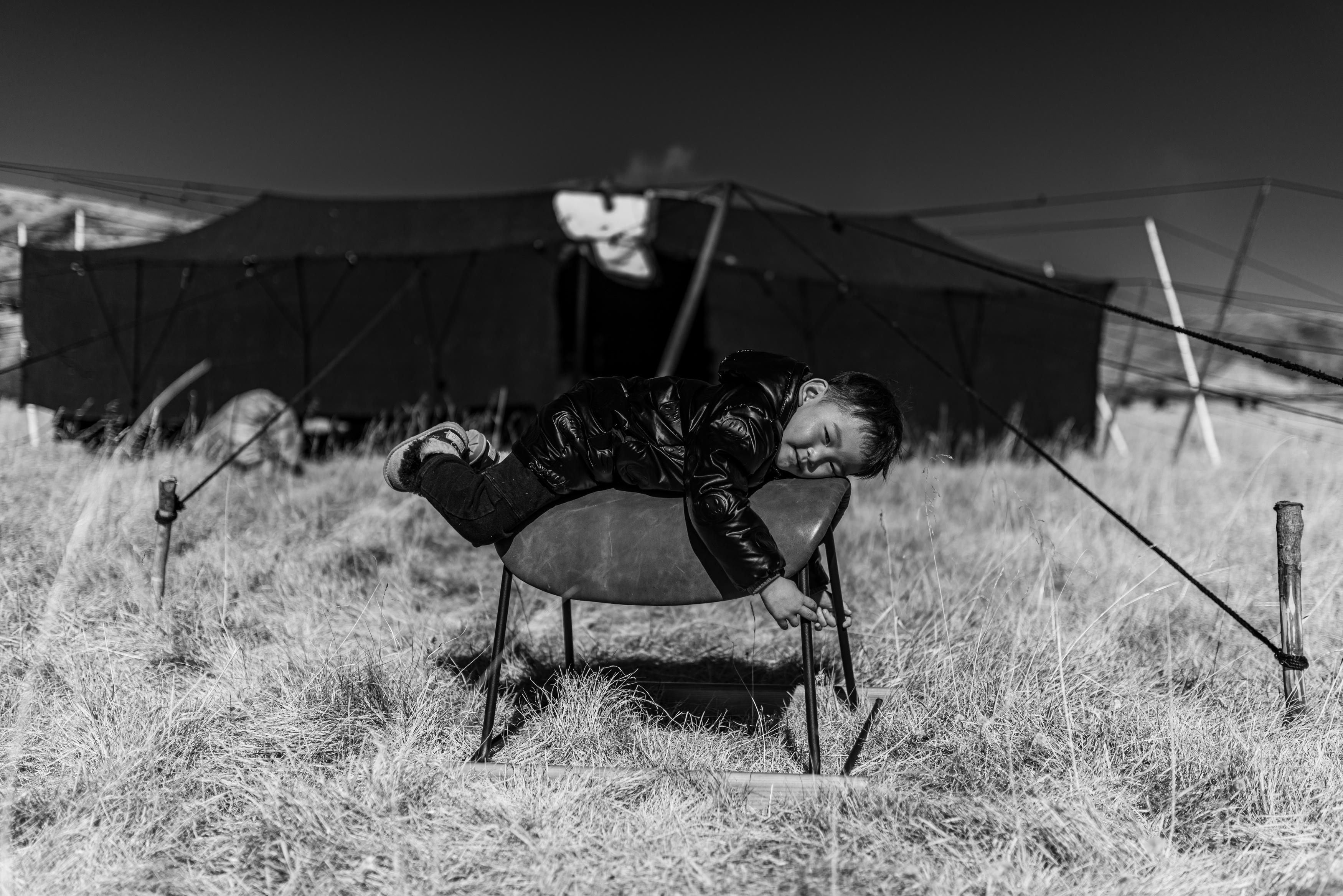 Tibetan Matsu Nomadic Collection by Joeri Reynaert  Wrangler in Yak Leather For Sale