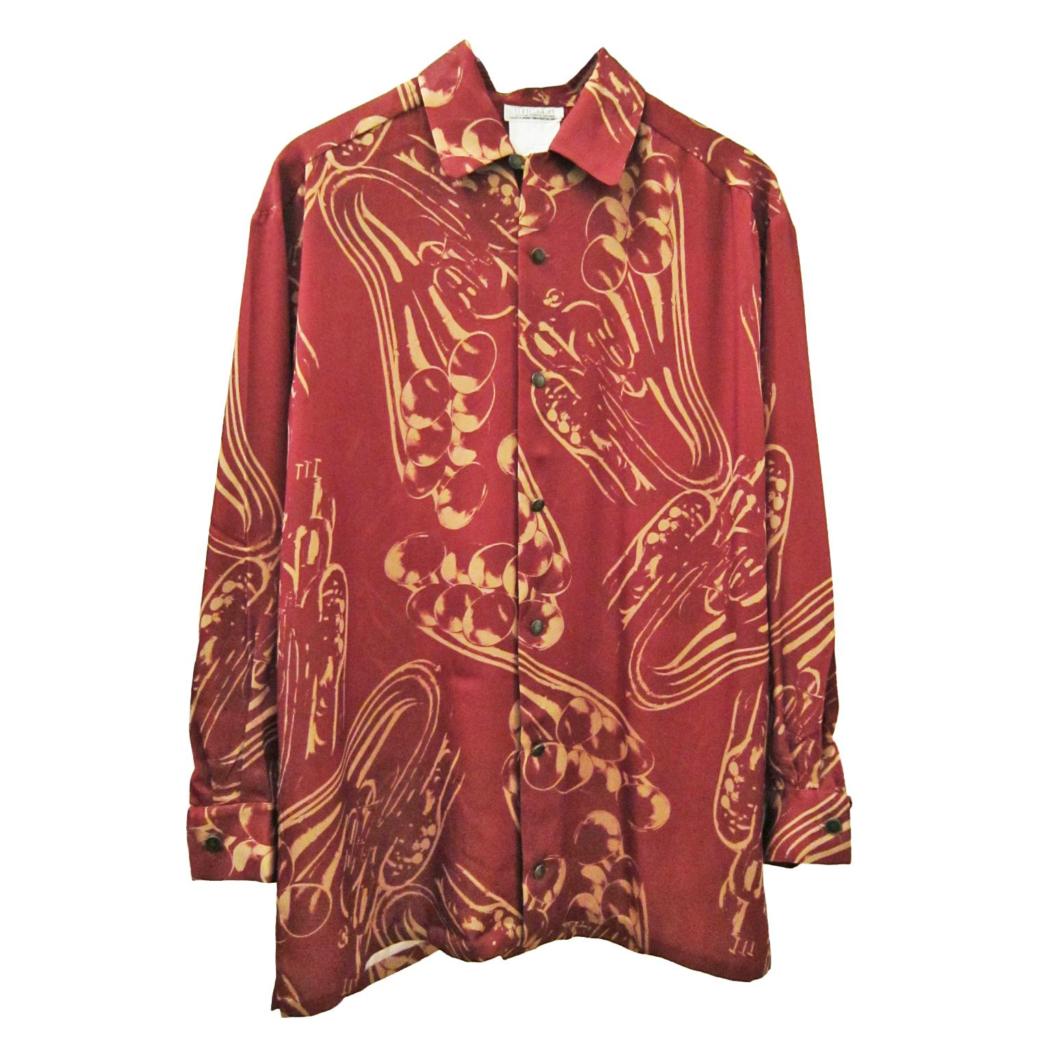 Matsuda Nicole Seven Trumpets Flowy Mens Shirt 