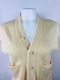 Matsuda Nicole Tokyo Ivory Knit Vest
