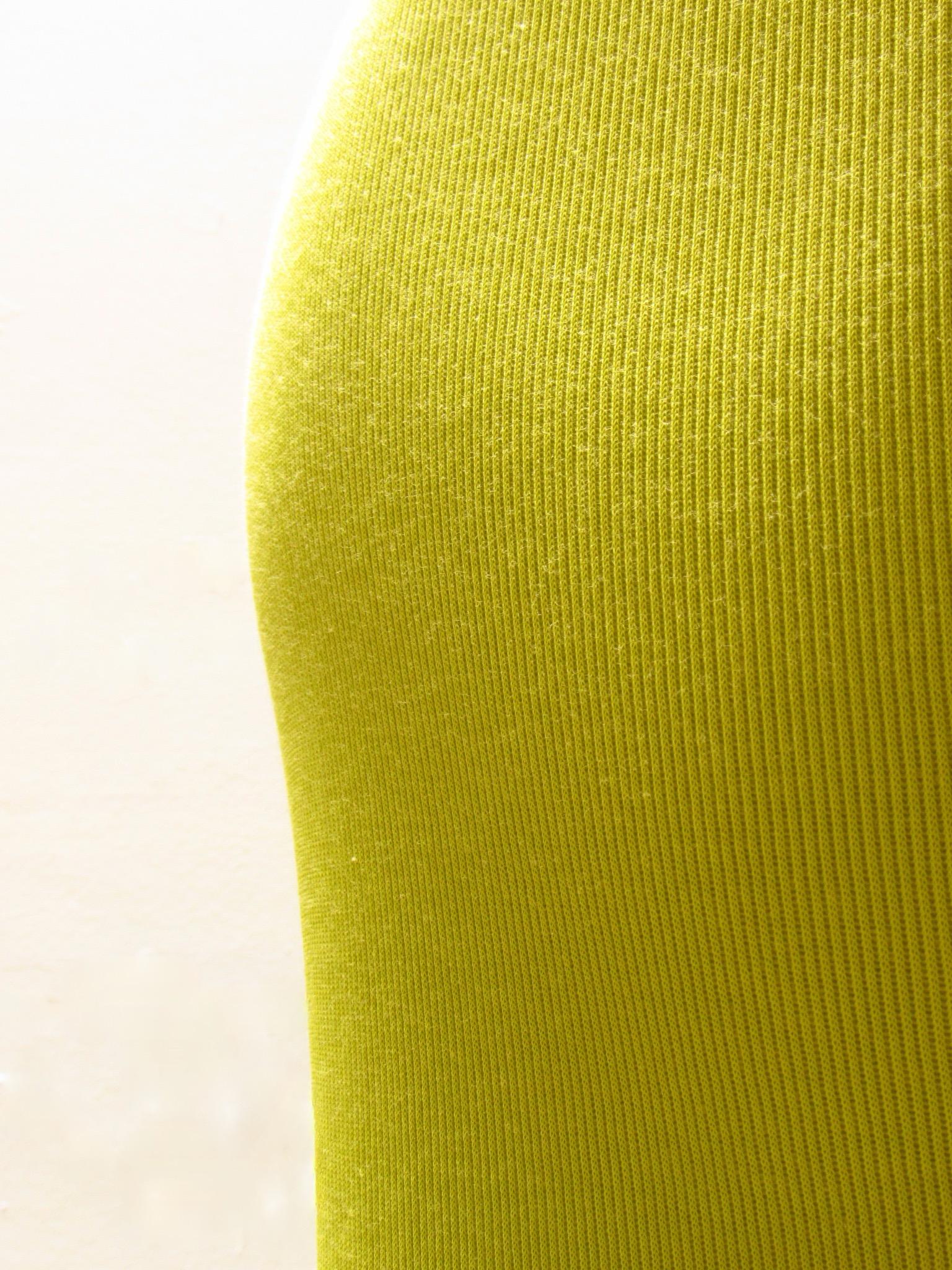  Matsuda - Pantalon extensible vintage en chartreuse Pour femmes en vente