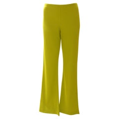 Matsuda vintage Chartreuse Stretch Pant