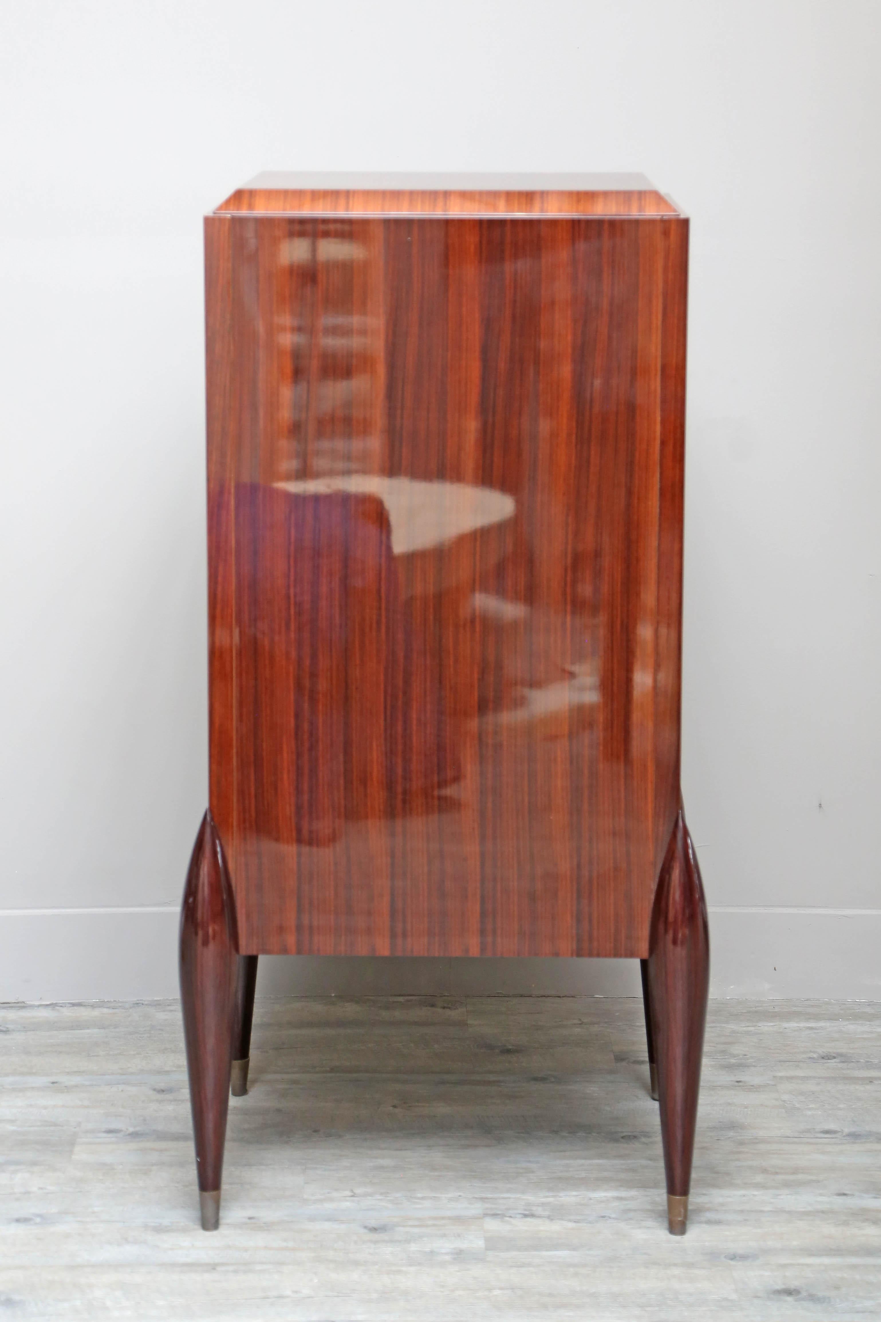 Japanese Matsuoka Bar Designed by Serge de Troyer, Rosewood, 2012, Japan For Sale