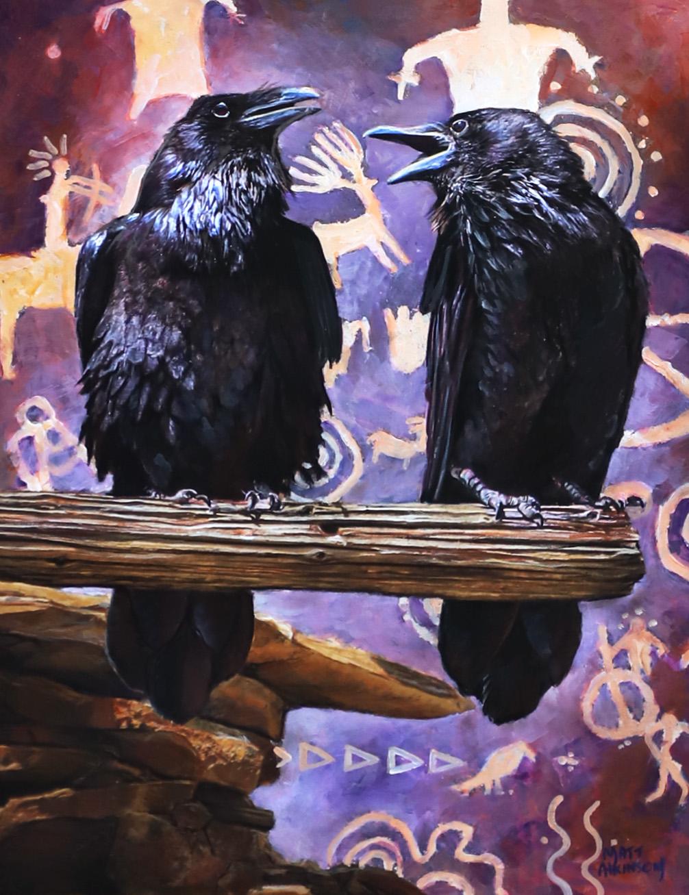 Histoires et légendes - Réalisme Mixed Media Art par Matt Atkinson