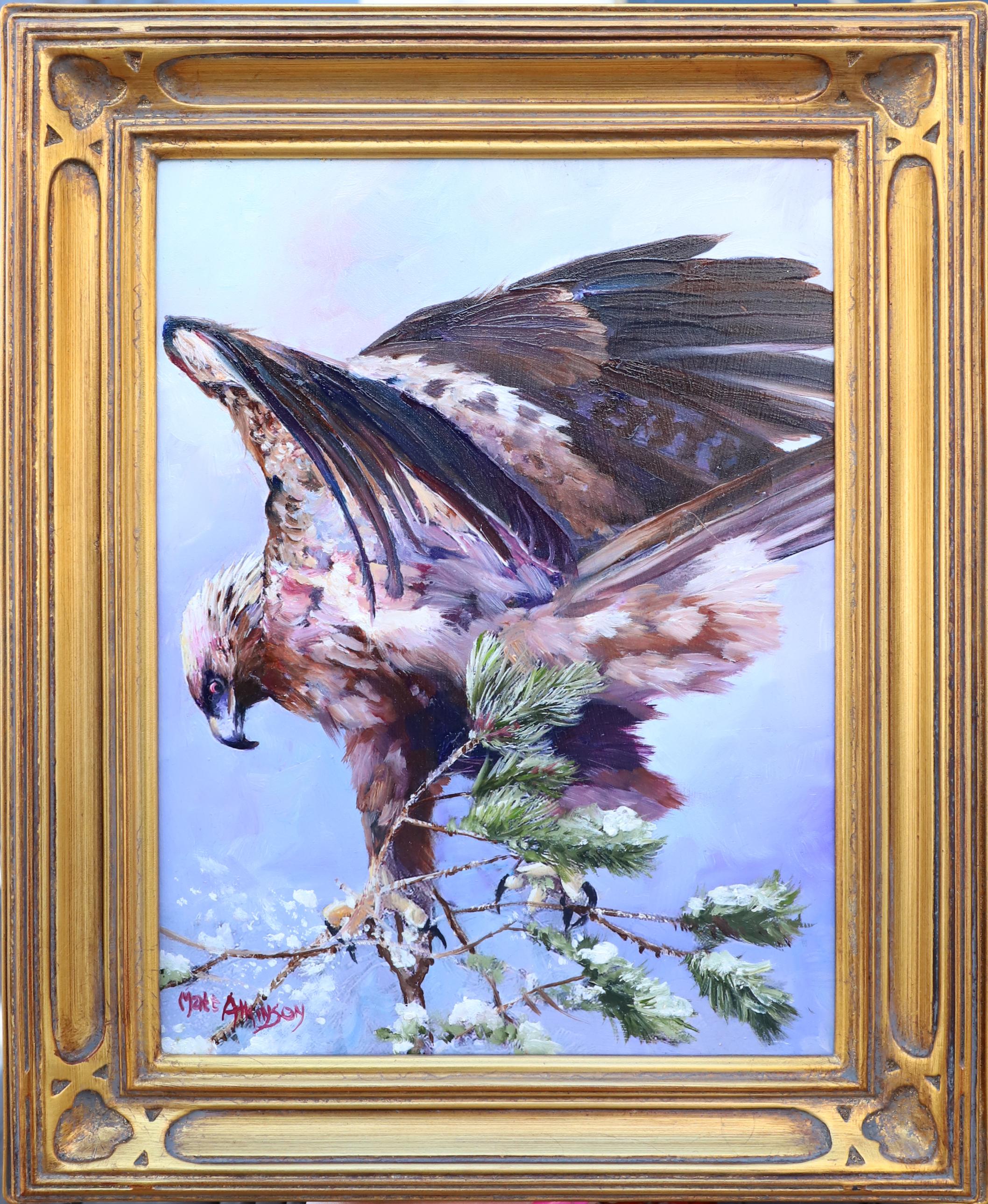 Jouer dans la neige - Painting de Matt Atkinson