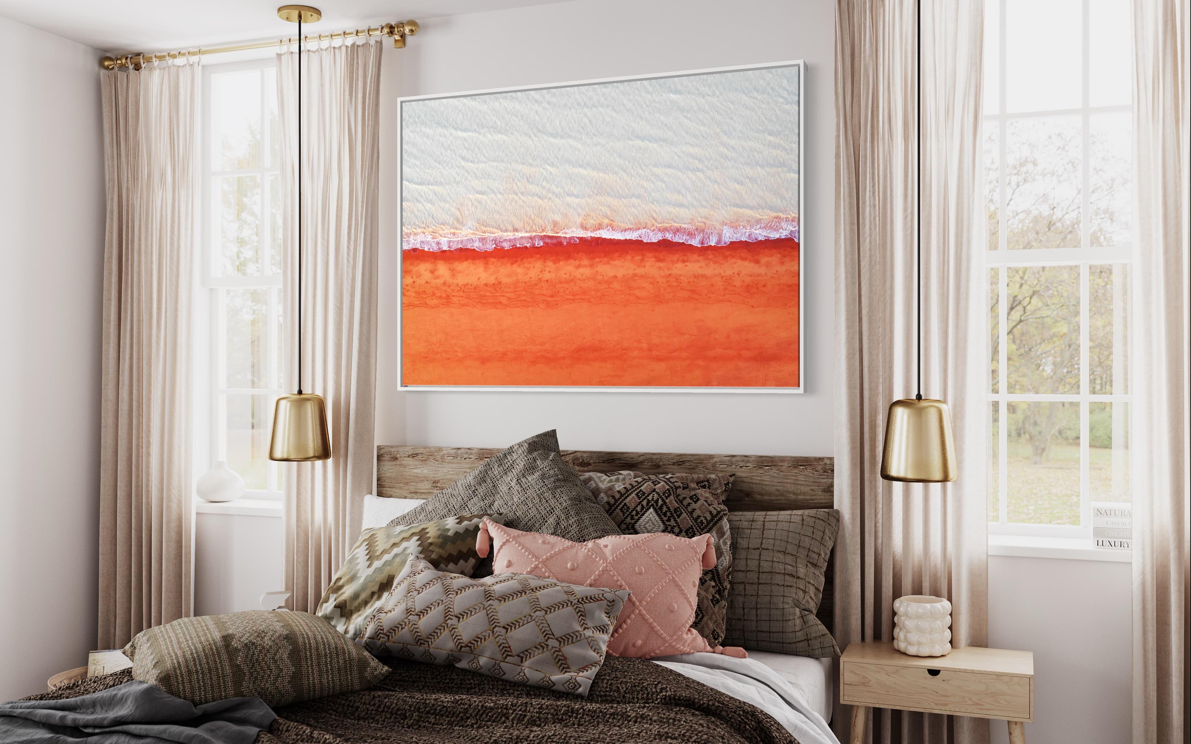 Limited Edition print of 5 . Mounted on diasec ( acrylic face)
About the picture : Pindan Beach known as 'red soil' country locally is located in the Kimberley region near
Broome, Western Australia. The naturally occurring orange and red colour