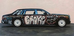 Coche arte callejero arte pop arte contemporáneo graffiti rolls royce
