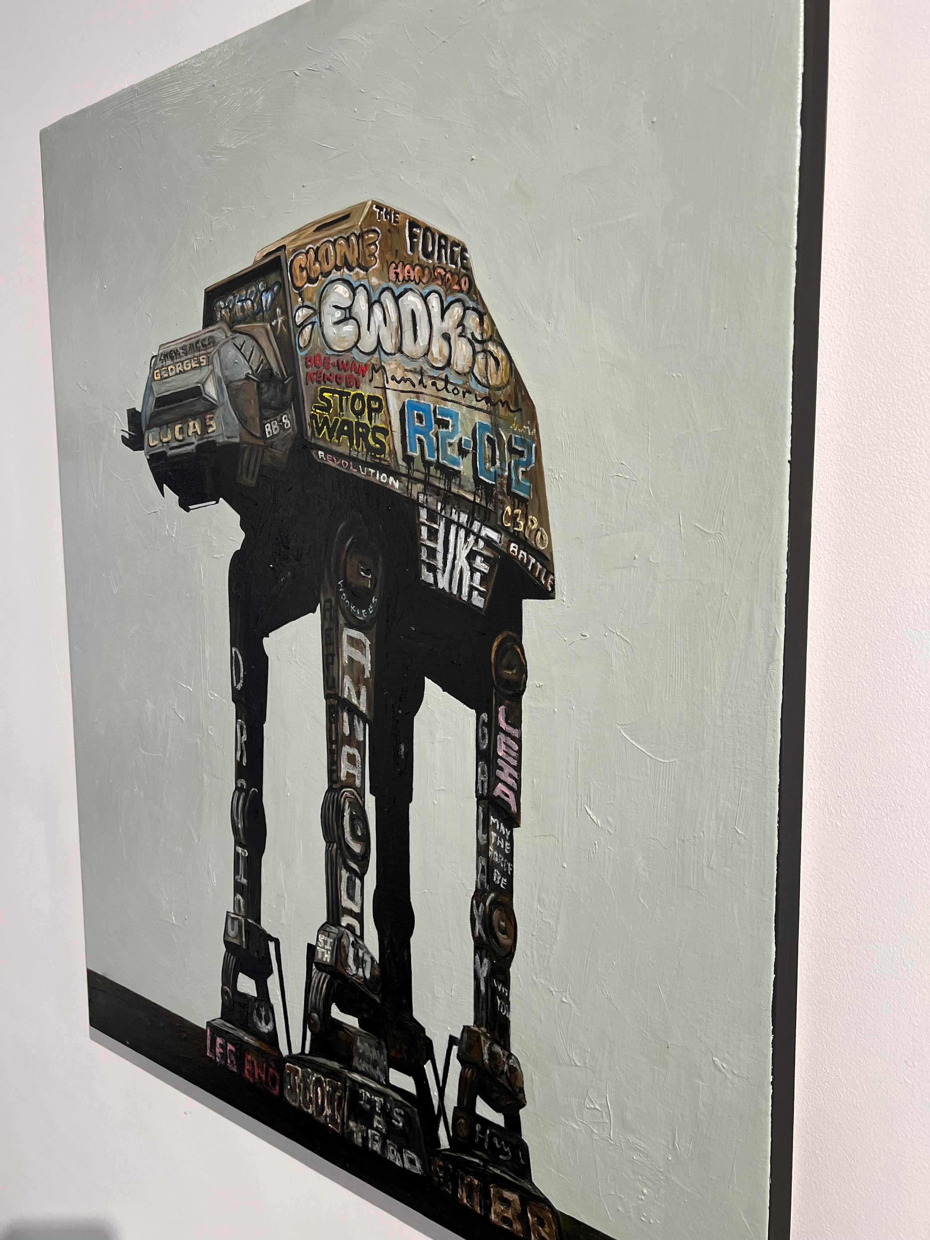 L'artista canadese Matt Belval
Olio su tela dipinto a mano - graffiti Star wars - 1/1 originale 

Firmato sul retro

In giovane età fu introdotto alla pittura da un artista di Montérégie. Continuò il suo sviluppo artistico in varie istituzioni, ma è