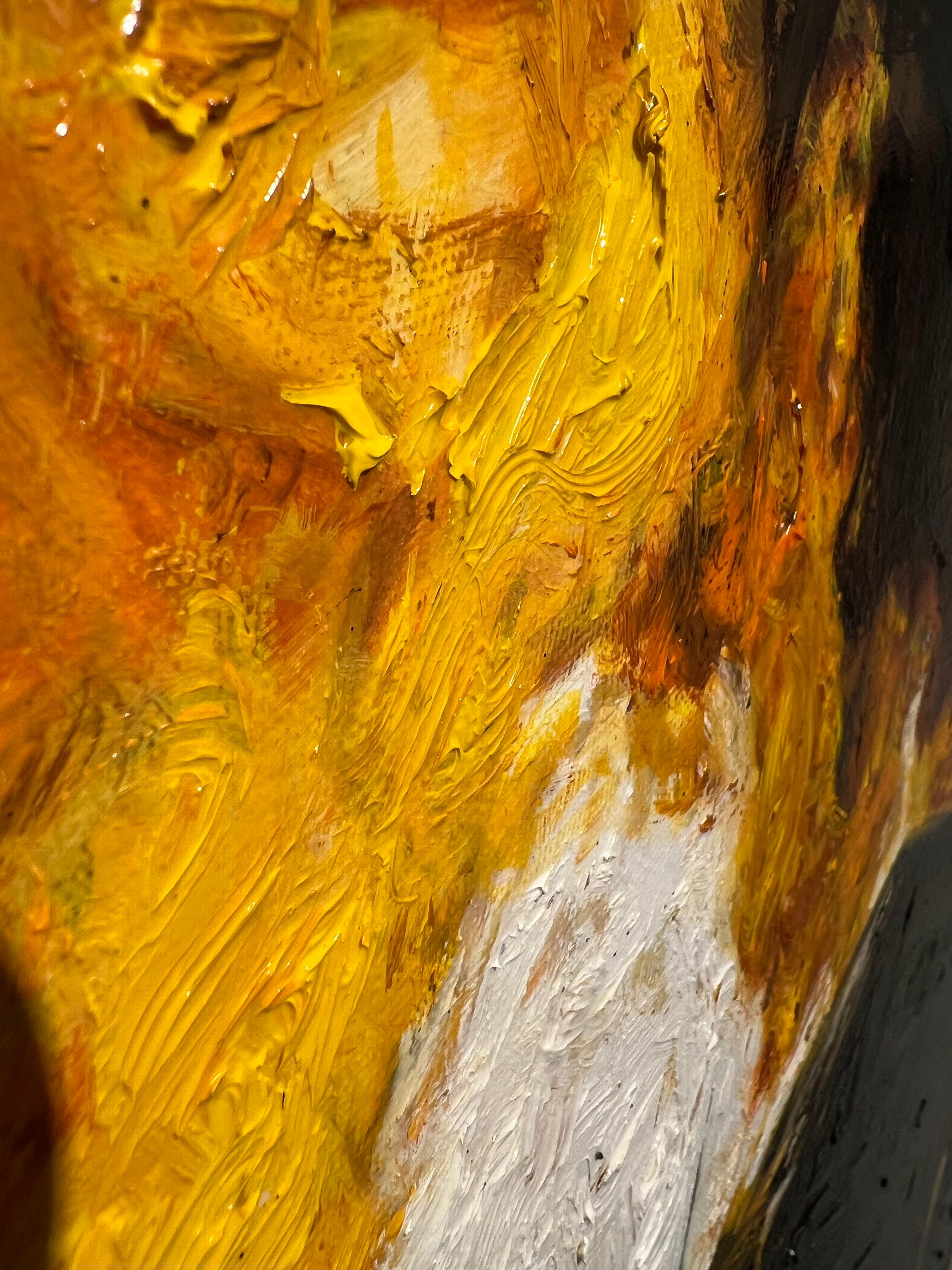 Der kanadische Künstler Matt Belval
Handgemaltes Öl auf Leinwand - - 1/1 Original 

Signiert auf der Rückseite

In jungen Jahren wurde er von einem Künstler aus Montérégie in die Malerei eingeführt. Er setzte seine künstlerische Entwicklung in