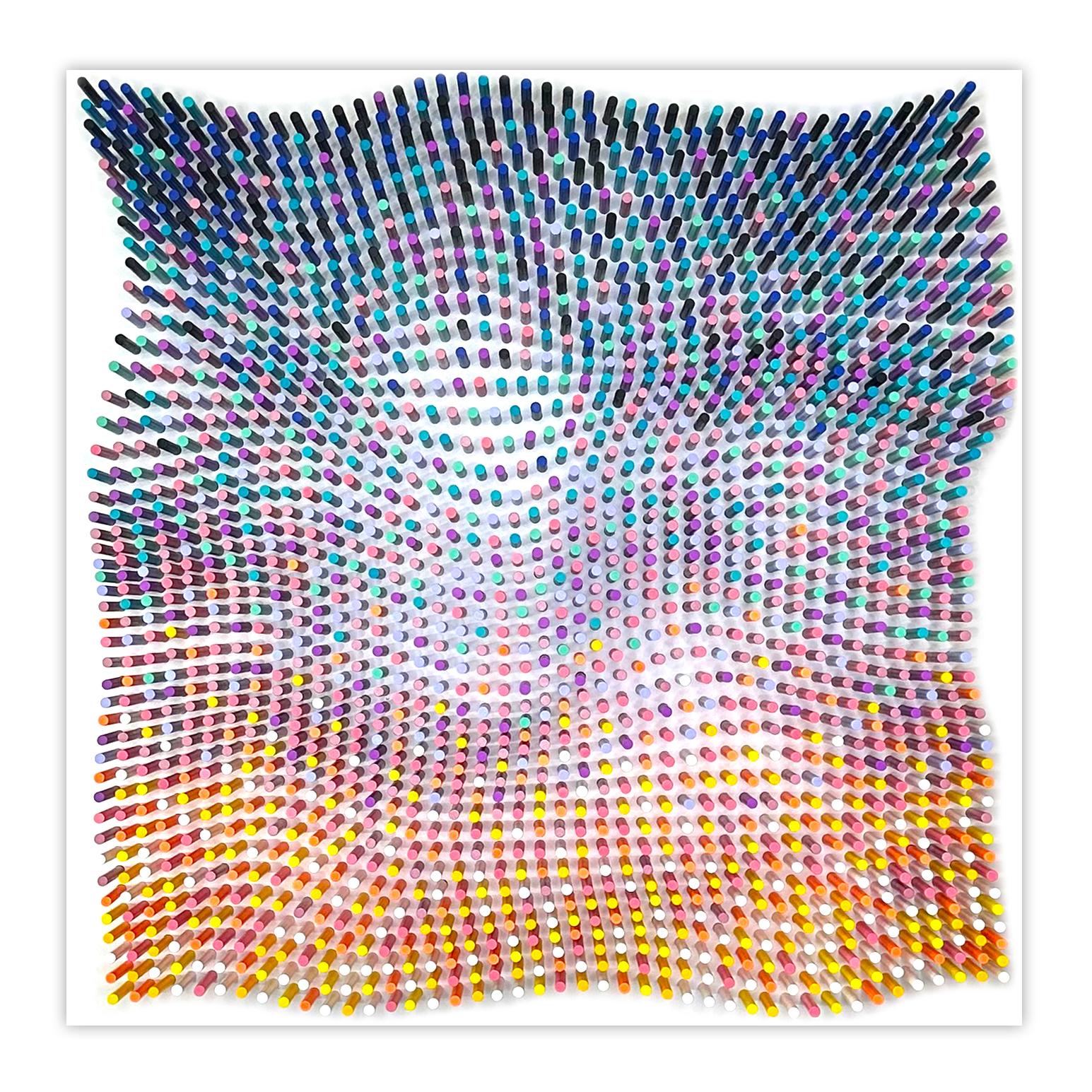 MATT BILFIELD
'1978-PRTL'
1.978 Tasselli di legno in compensato architettonico
23 x 23 in

_________________

Il mio percorso creativo è guidato da un profondo apprezzamento per l'ordine, la precisione e la bellezza del minimalismo. Ogni mio pezzo è