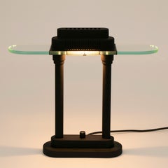 Matt Black Memphis Table Lamp by Robert Sonneman for George Kovacs