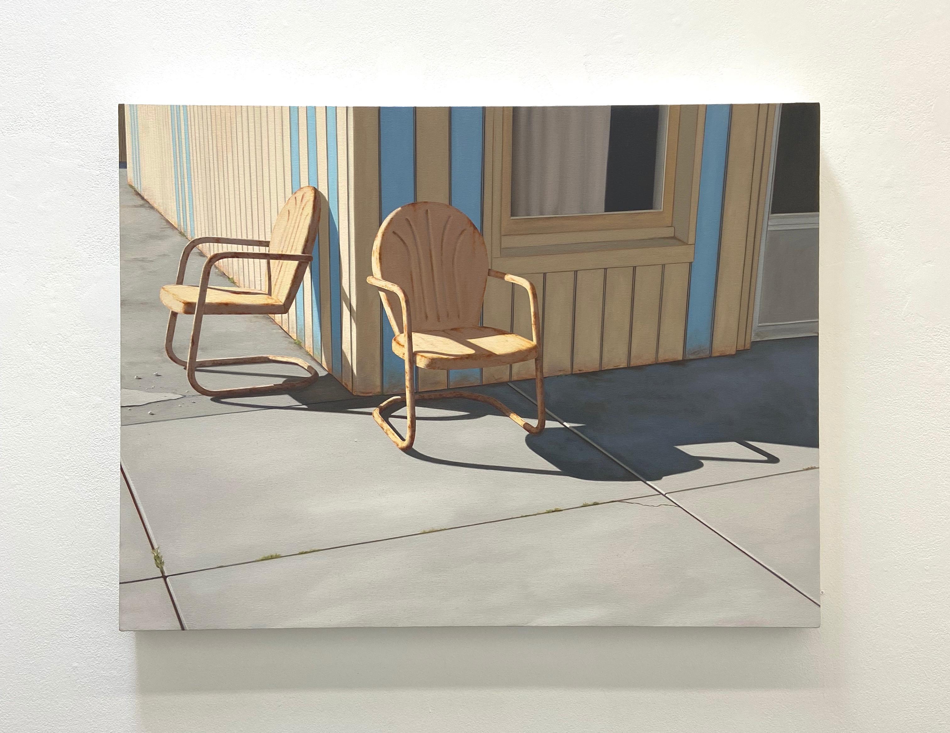 90˚ In The Shade - Painting by Matt Condron