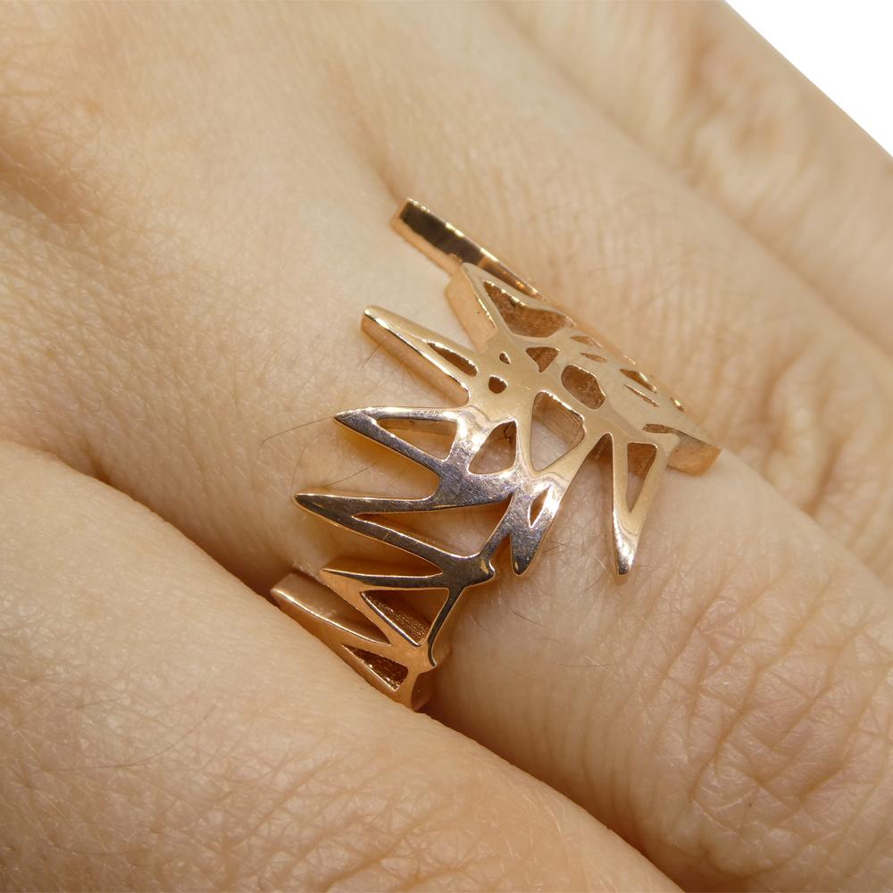 Matt Crookshank X Skyjems Ring in 10k Rose/Pink Gold For Sale 5