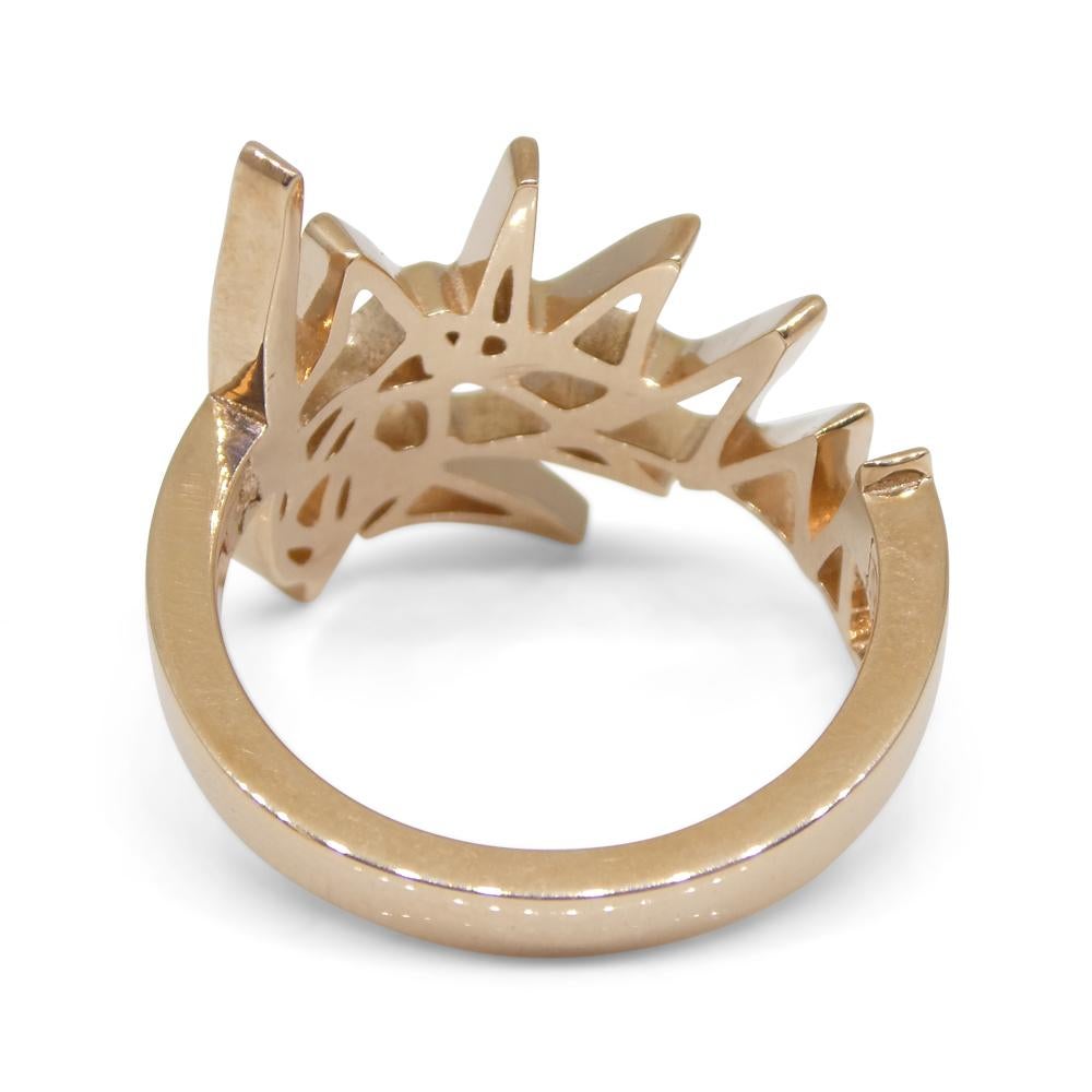 Matt Crookshank X Skyjems Ring in 10k Rose/Pink Gold For Sale 8
