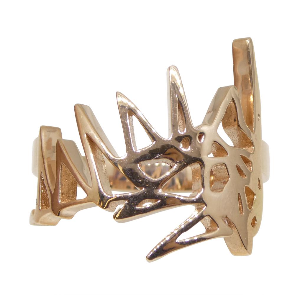 Contemporary Matt Crookshank X Skyjems Ring in 10k Rose/Pink Gold For Sale