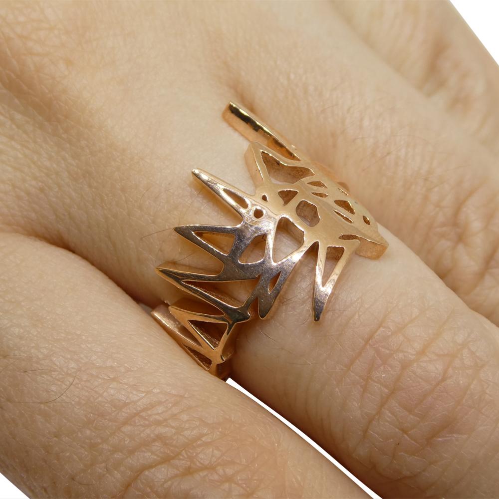 Matt Crookshank X Skyjems Ring in 10k Rose/Pink Gold For Sale 4