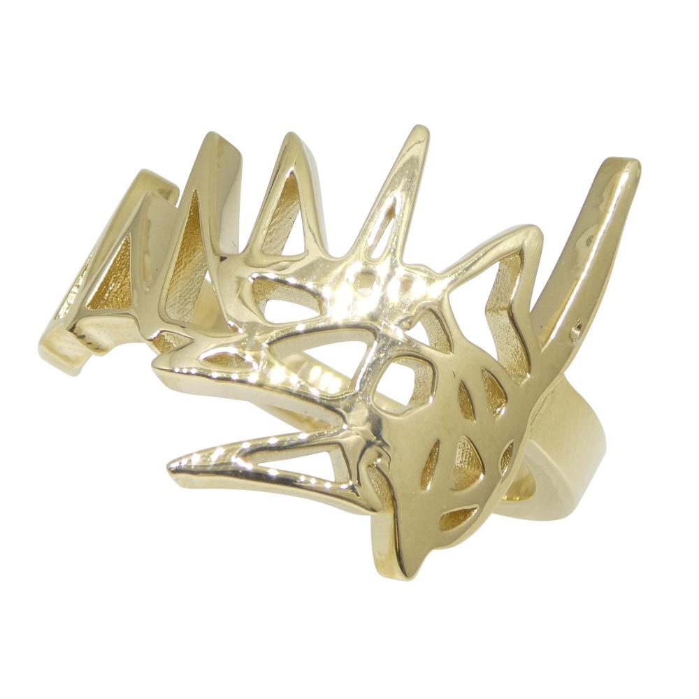Crookshank X Skyjems Bague en or jaune 10 carats mat Neuf - En vente à Toronto, Ontario