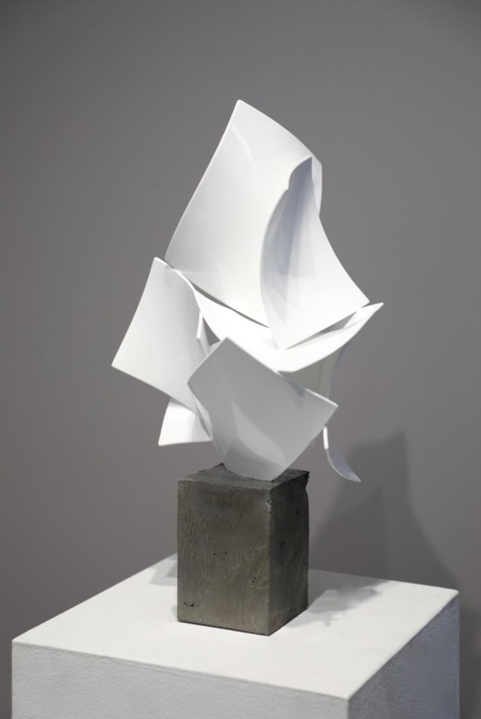 1763 Study #1, Matt Devine, Acciaio/vernice a polvere/base in cemento (interno/esterno) in vendita 7