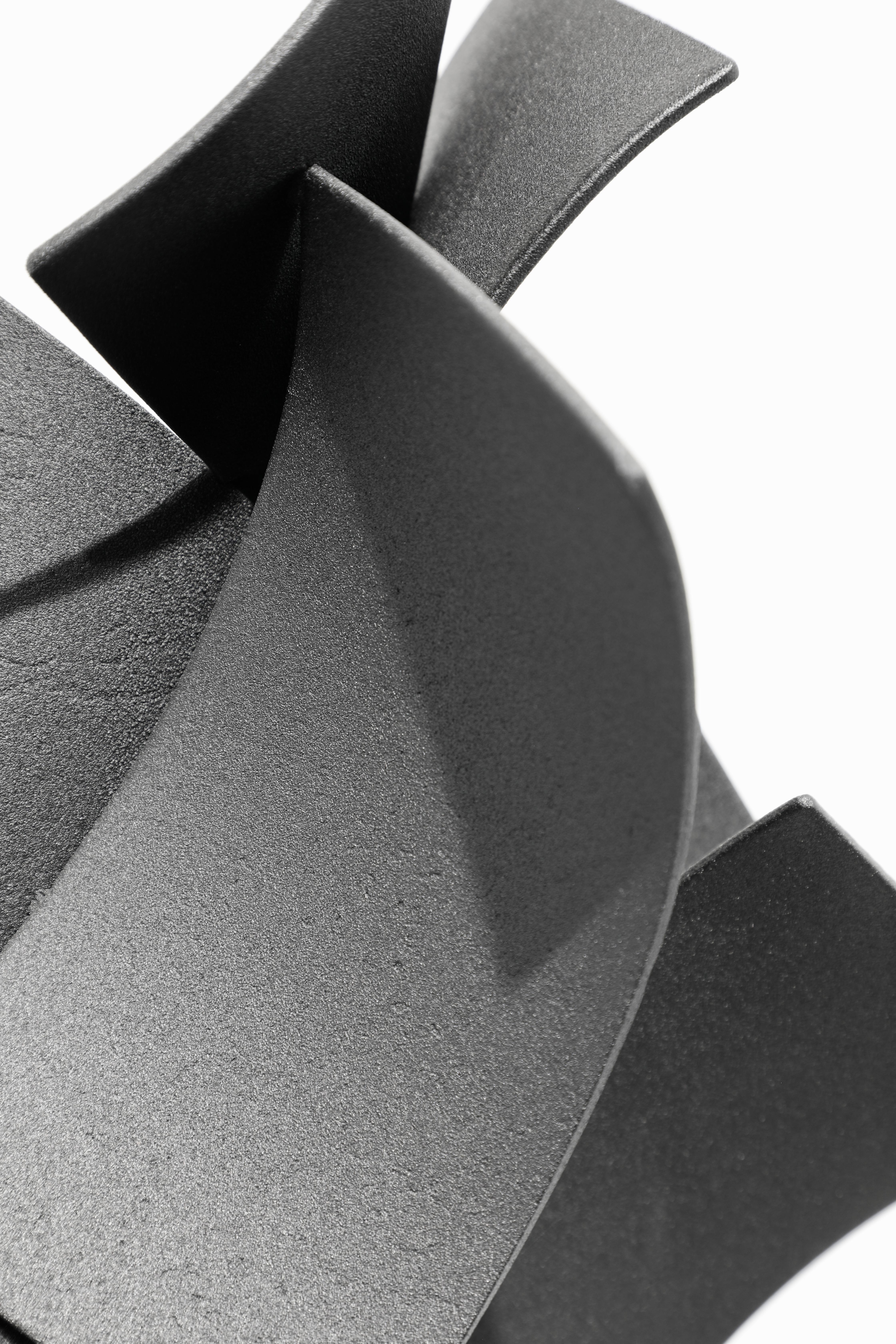 Abstract Sculpture_Halfway Around the World_Matt Devine_Steel/Powdercoat/Marble For Sale 1