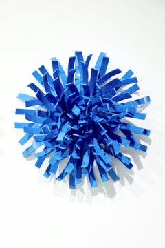 Anemones #3 (Blue)_2022, Indoor Sculpture, Abstract_Matt Devine_Steel/Powdercoat